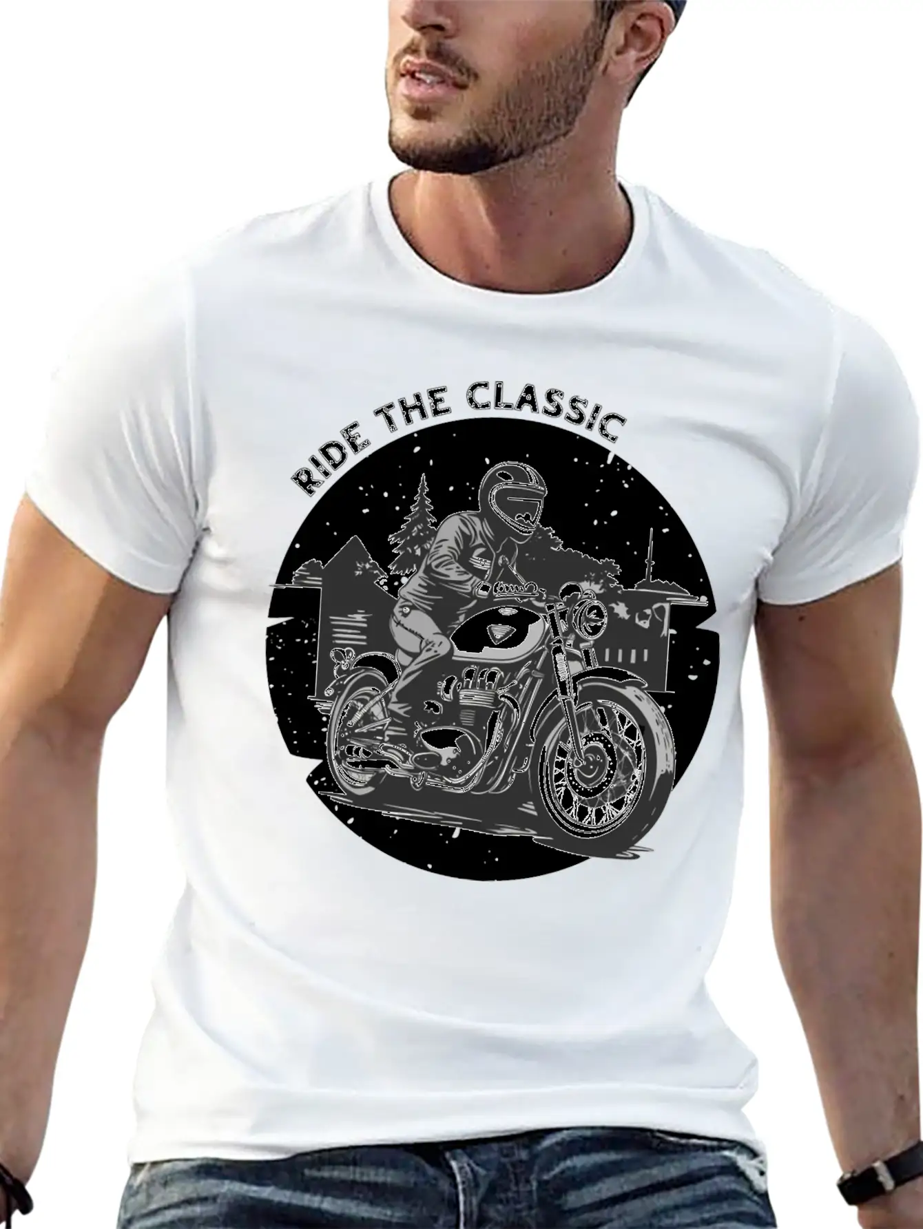 Ride The Classic Vintage Motorcycle Soft Cotton Short Sleeve Tee – Unisex Wardrobe Staple