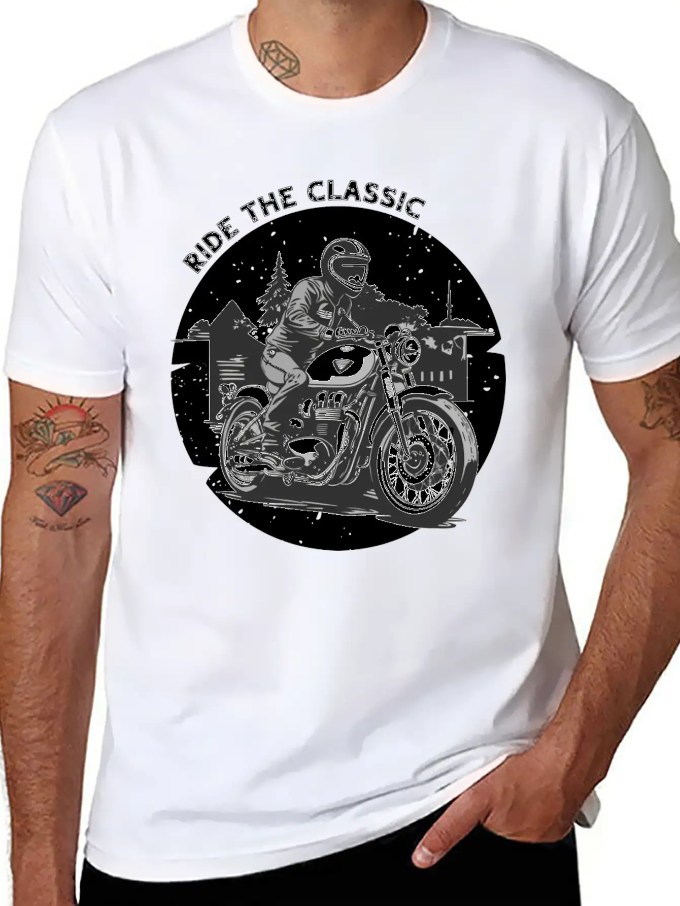 Ride The Classic Vintage Motorcycle Soft Cotton Short Sleeve Tee – Unisex Wardrobe Staple