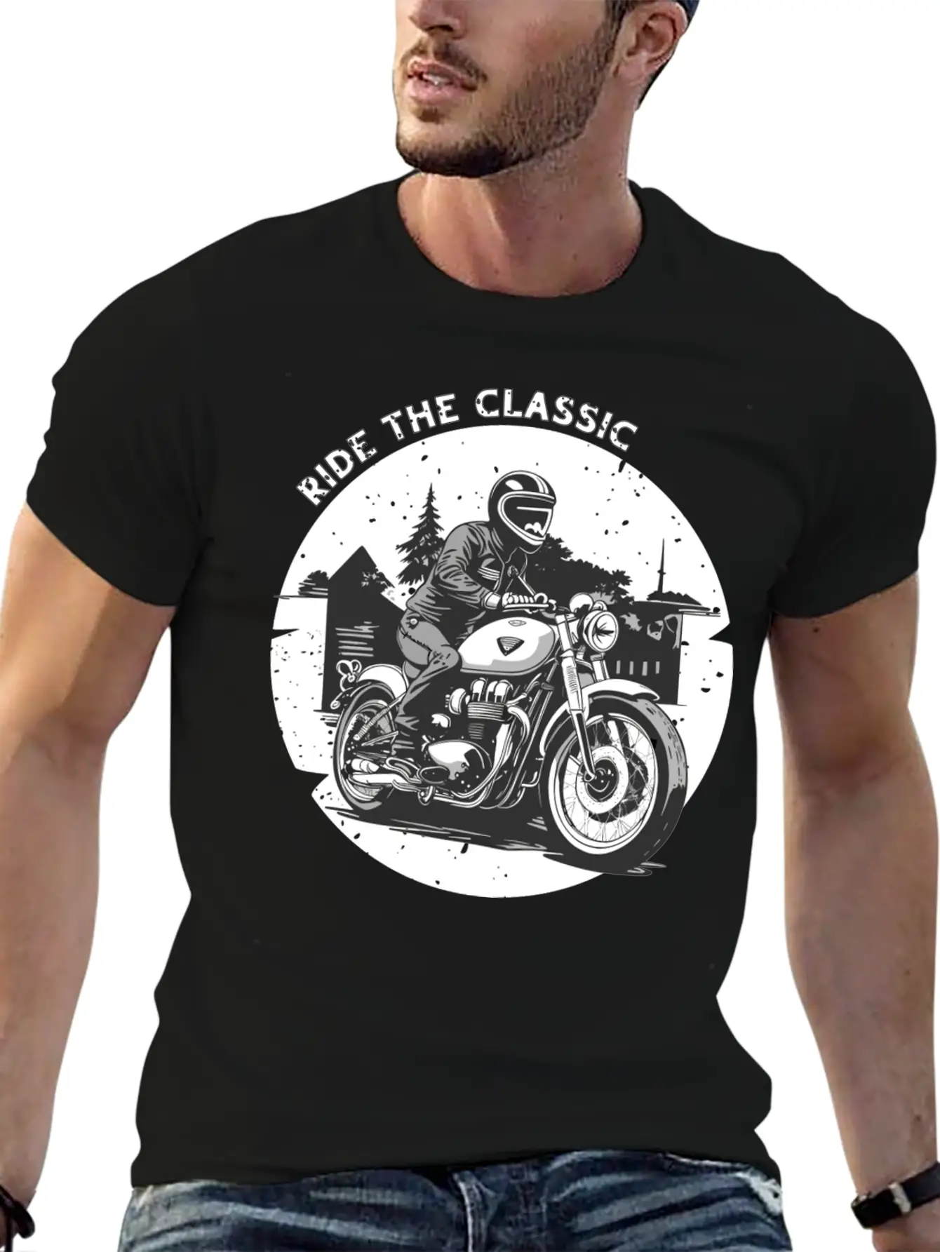 Ride The Classic Vintage Motorcycle Soft Cotton Short Sleeve Tee – Unisex Wardrobe Staple