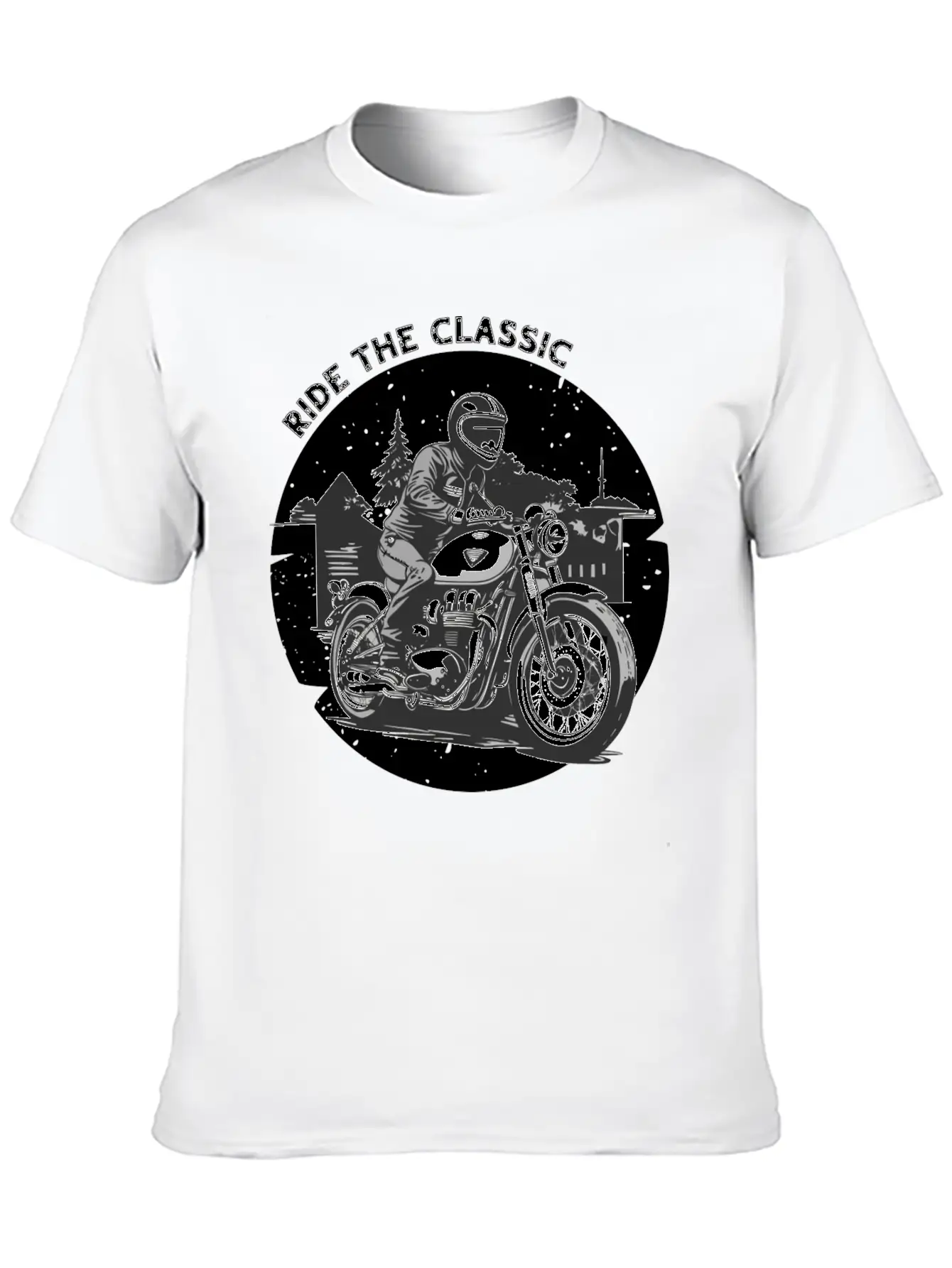 Ride The Classic Vintage Motorcycle Soft Cotton Short Sleeve Tee – Unisex Wardrobe Staple
