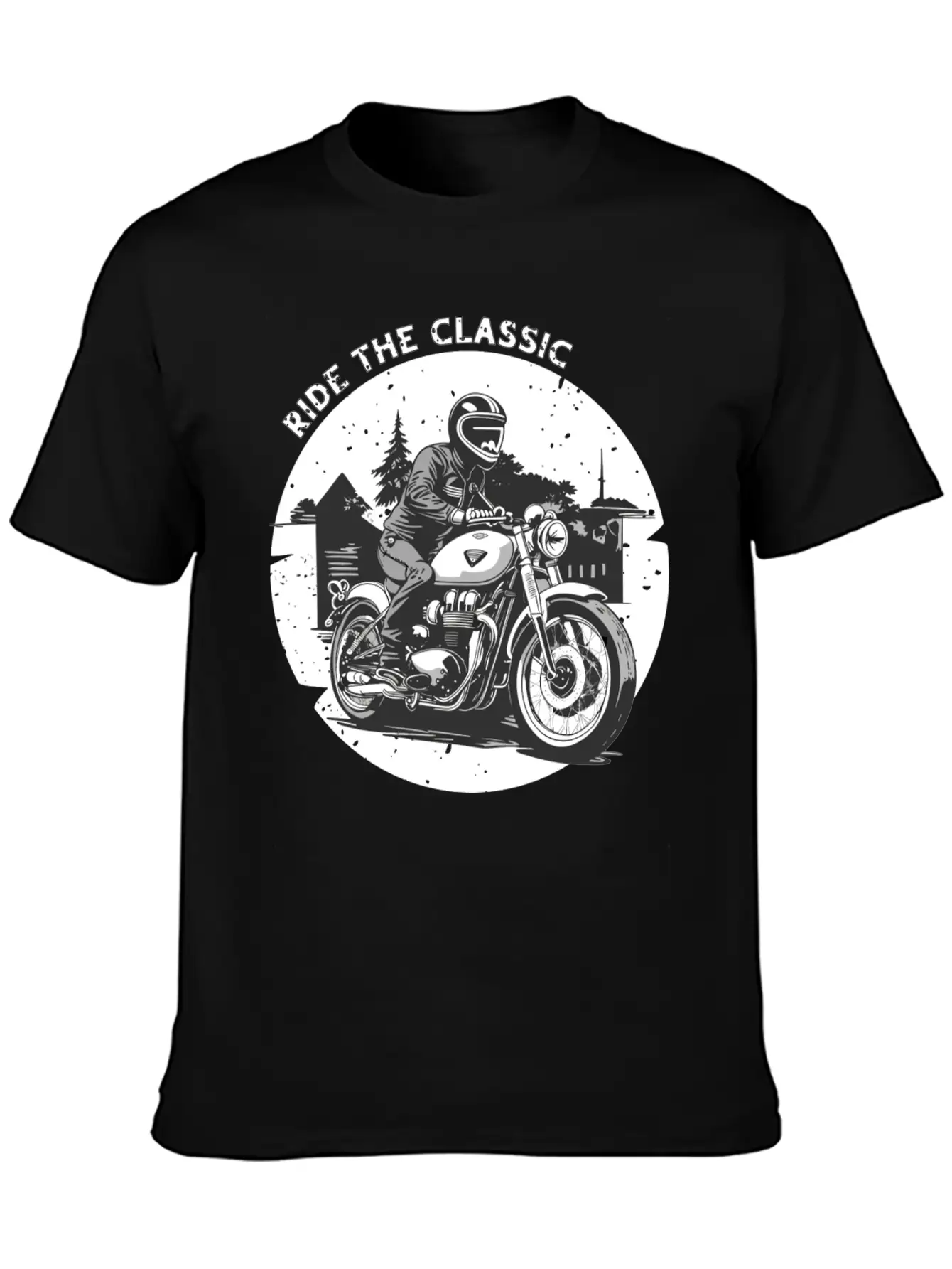 Ride The Classic Vintage Motorcycle Soft Cotton Short Sleeve Tee – Unisex Wardrobe Staple