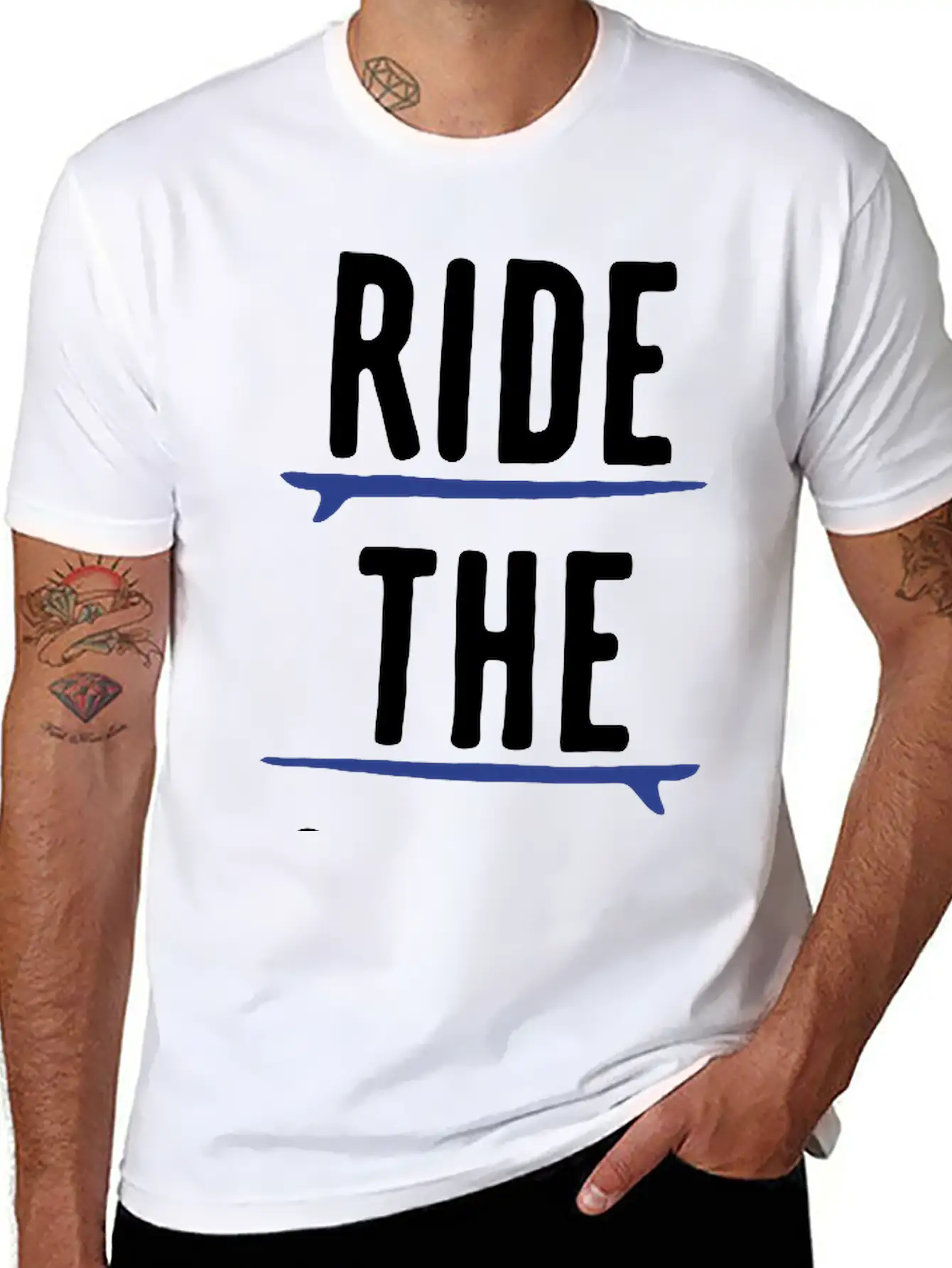 Ride The Wave Relaxed Everyday Tee – Lightweight And Durable Cotton