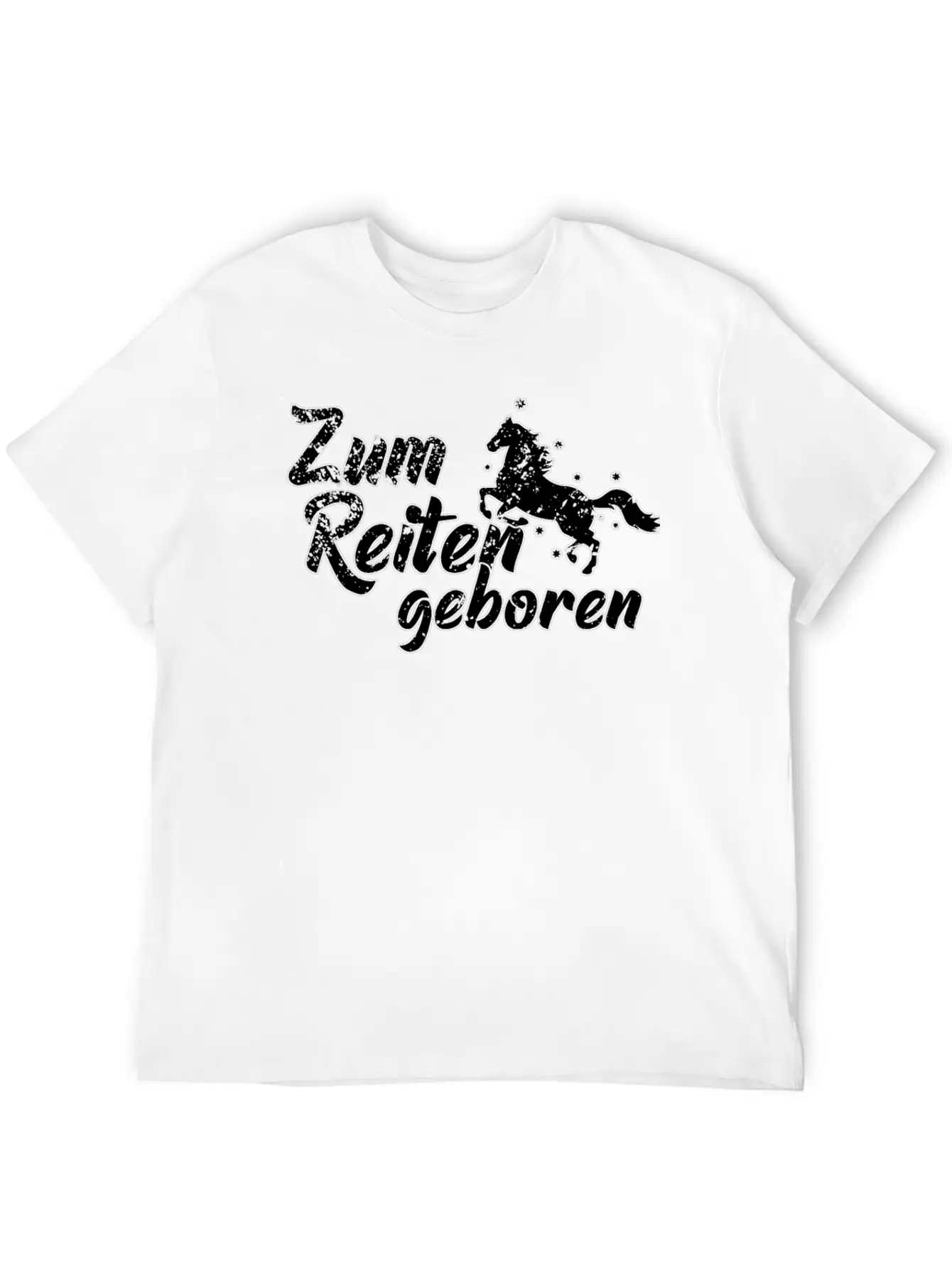 Riding Horses Gift Unisex Casual T-Shirt – Clean Design For Daily Comfort