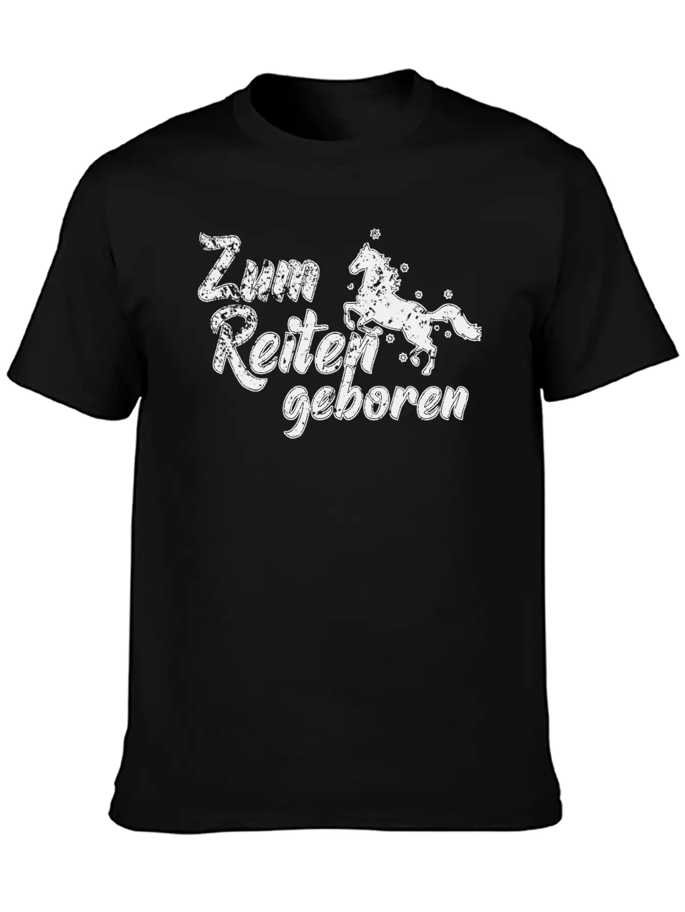 Riding Horses Gift Unisex Casual T-Shirt – Clean Design For Daily Comfort
