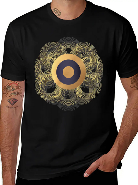 Ring Flower Unisex Casual T-Shirt – Clean Design For Daily Comfort