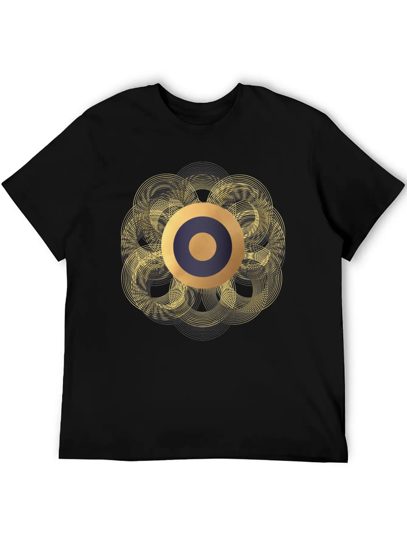 Ring Flower Unisex Casual T-Shirt – Clean Design For Daily Comfort