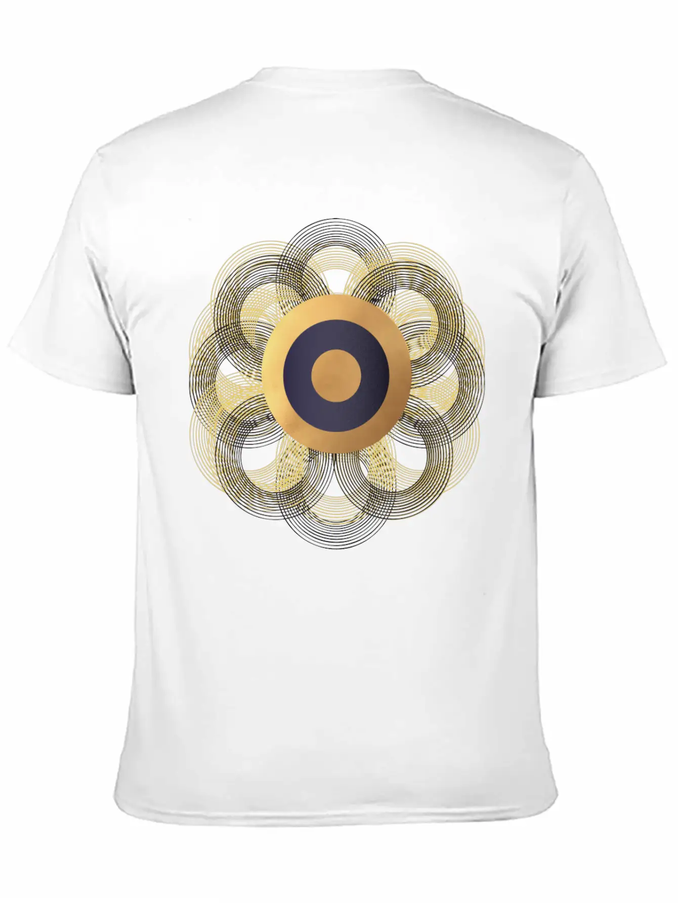 Ring Flower Unisex Casual T-Shirt – Clean Design For Daily Comfort