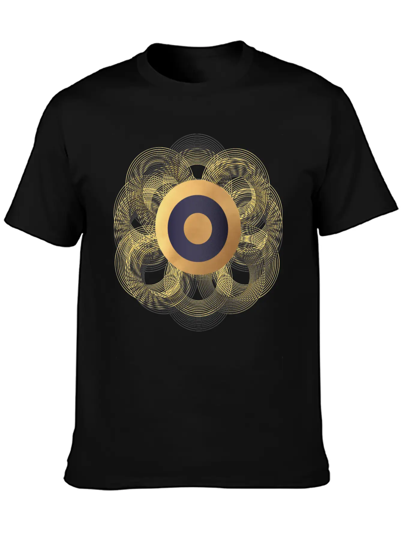 Ring Flower Unisex Casual T-Shirt – Clean Design For Daily Comfort