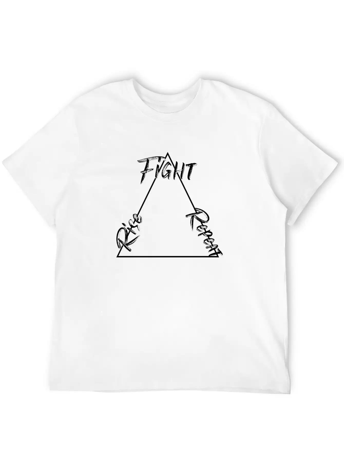 Rise , Fight , Repeat ( GYM T-shirt ) Unisex Casual T-Shirt – Clean Design For Daily Comfort