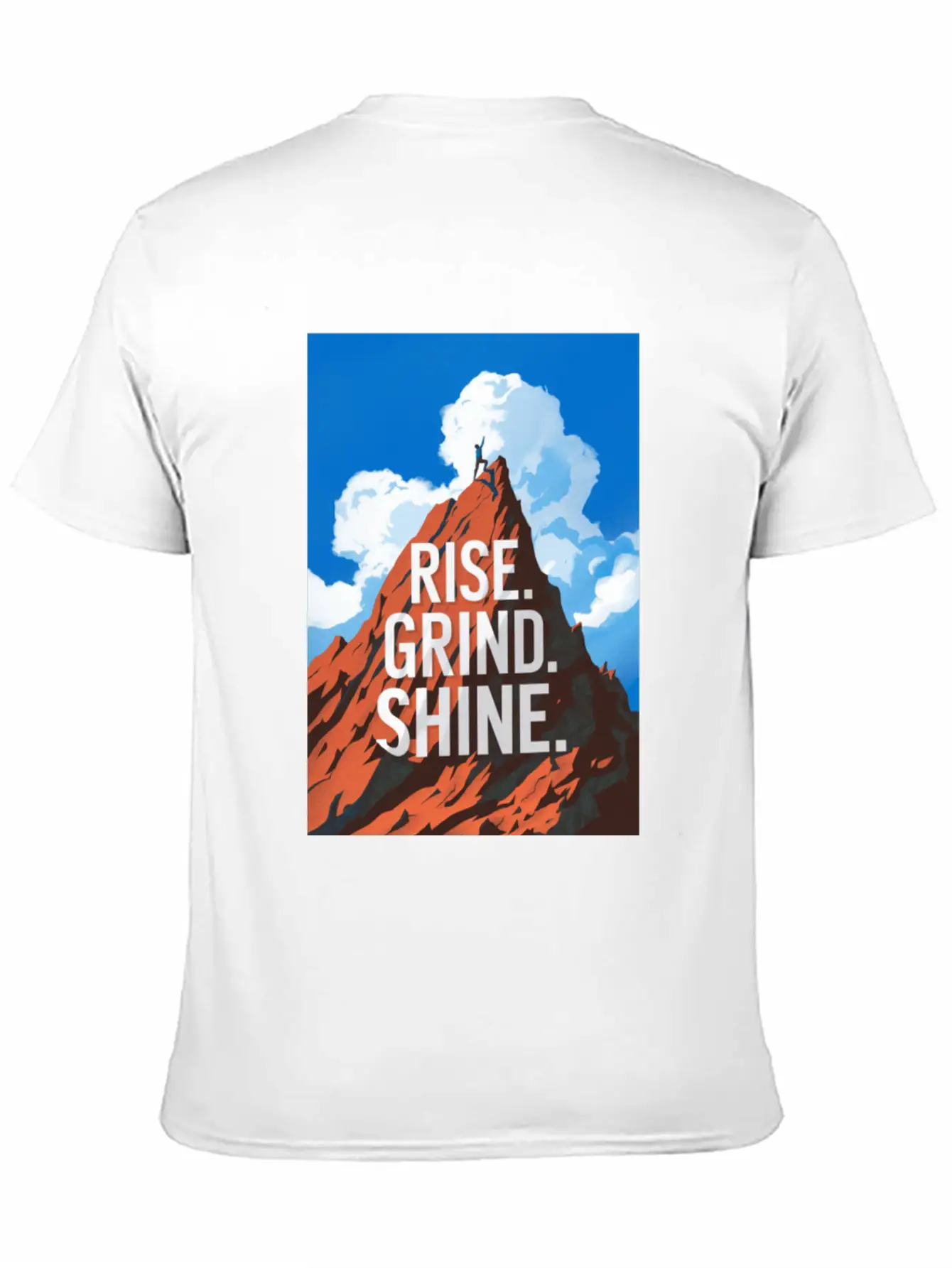 Rise. Grind. Shine. Relaxed Everyday Tee – Lightweight And Durable Cotton