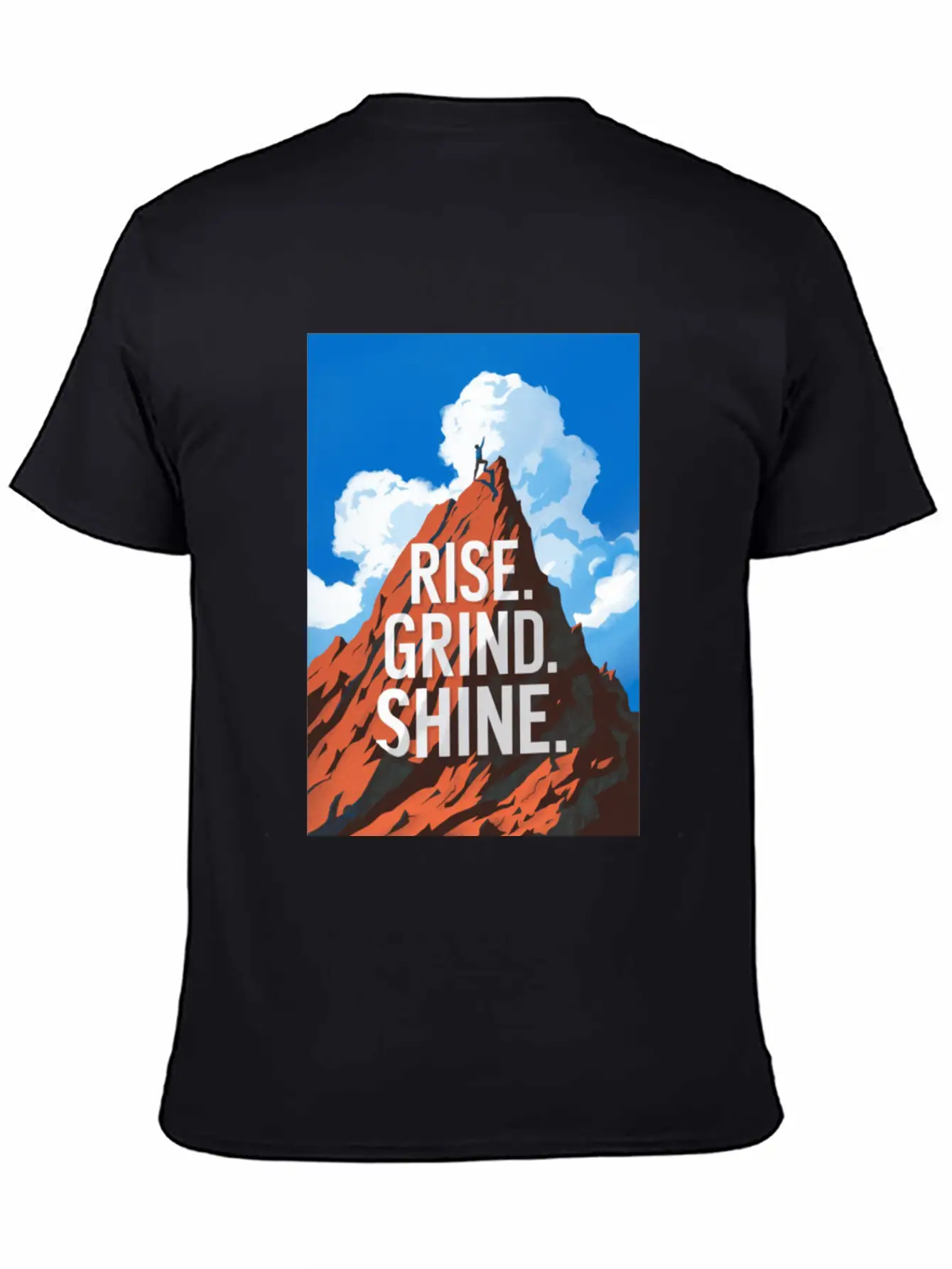 Rise. Grind. Shine. Relaxed Everyday Tee – Lightweight And Durable Cotton