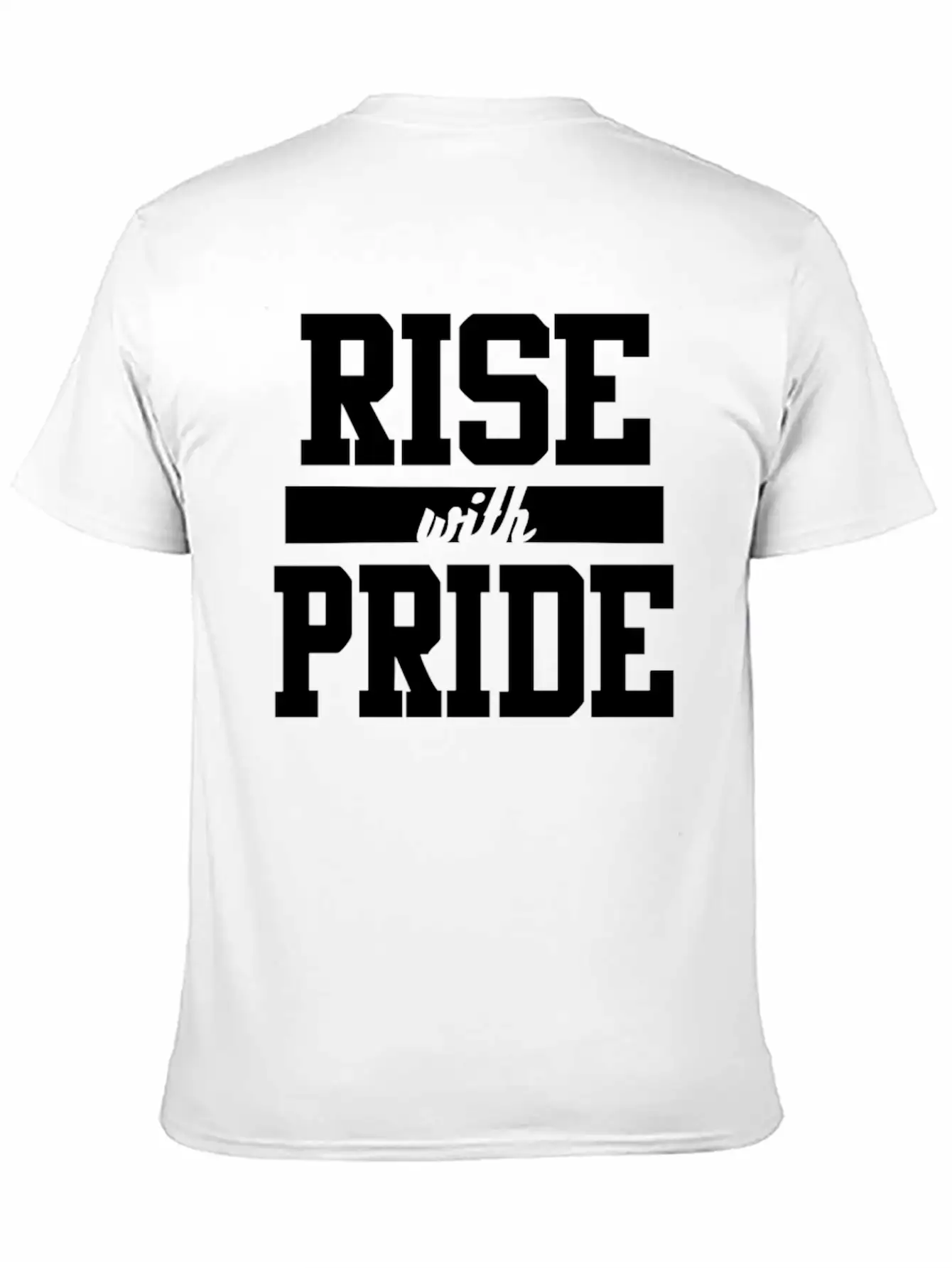 Rise With Pride Lightweight Cotton T-Shirt – Daily Comfort Graphic Shirt