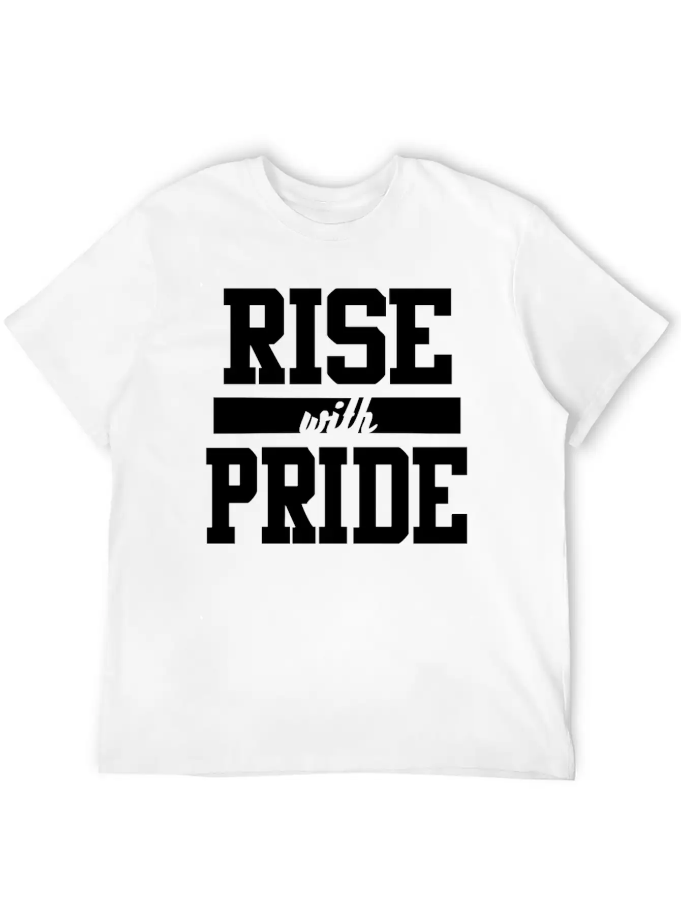 Rise With Pride Lightweight Cotton T-Shirt – Daily Comfort Graphic Shirt