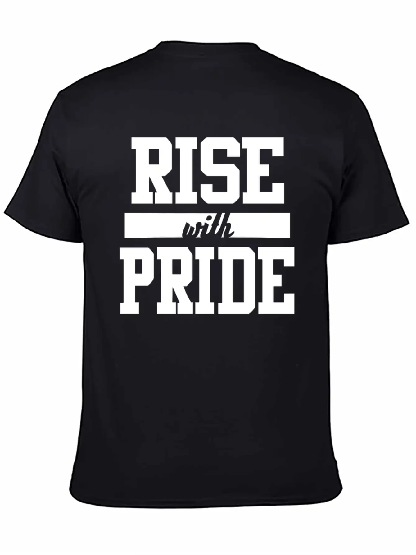 Rise With Pride Lightweight Cotton T-Shirt – Daily Comfort Graphic Shirt