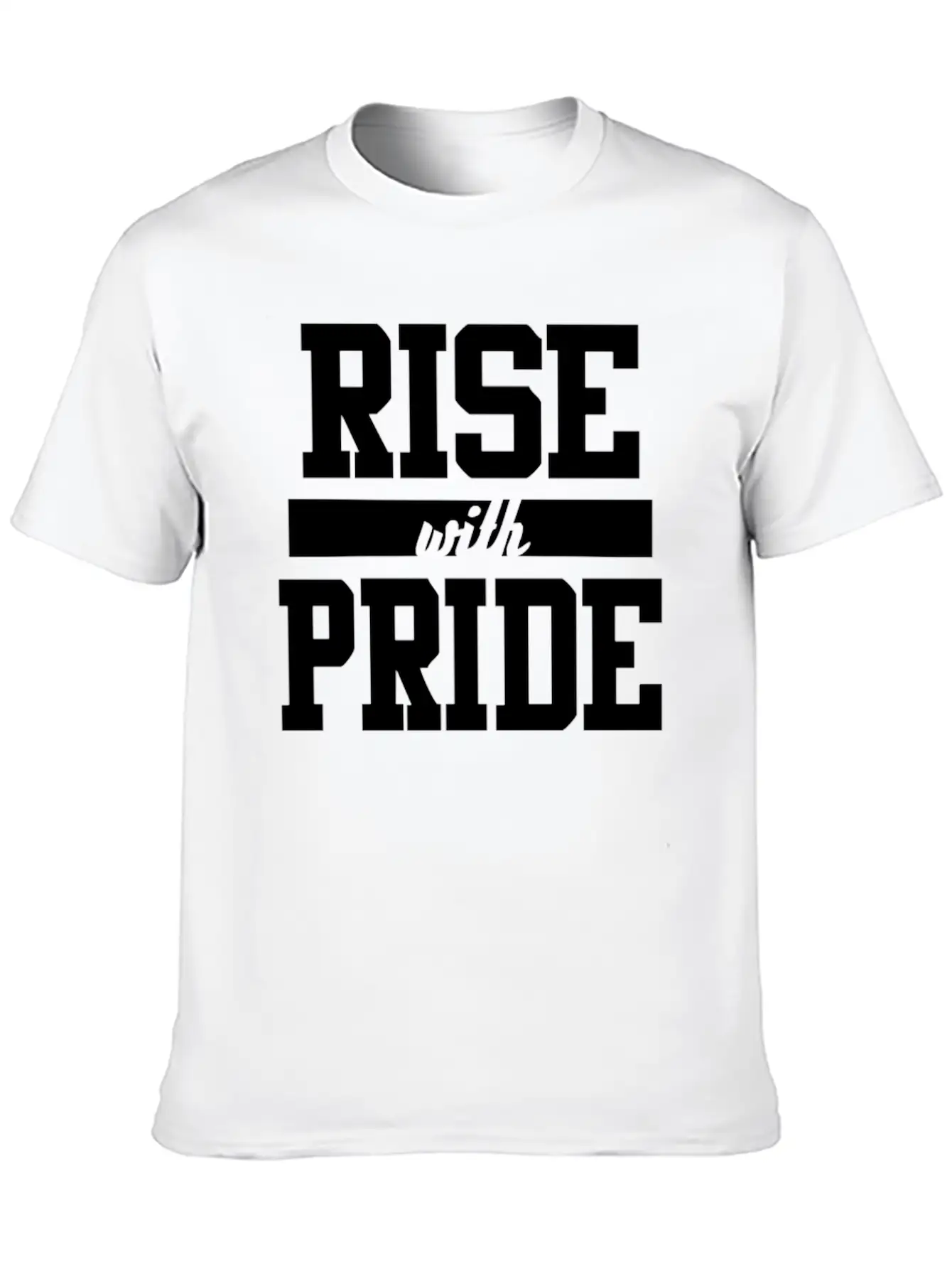 Rise With Pride Lightweight Cotton T-Shirt – Daily Comfort Graphic Shirt
