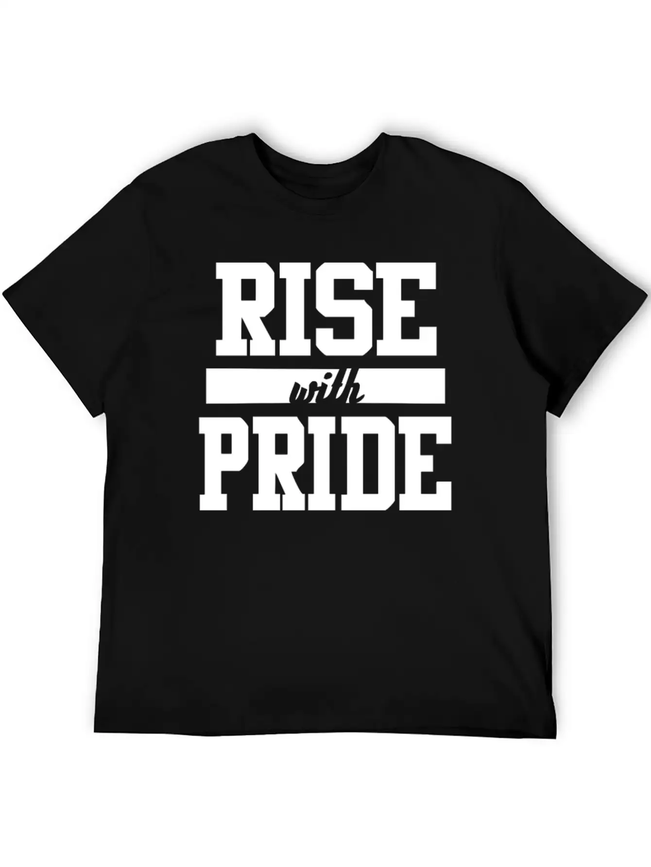 Rise With Pride Lightweight Cotton T-Shirt – Daily Comfort Graphic Shirt
