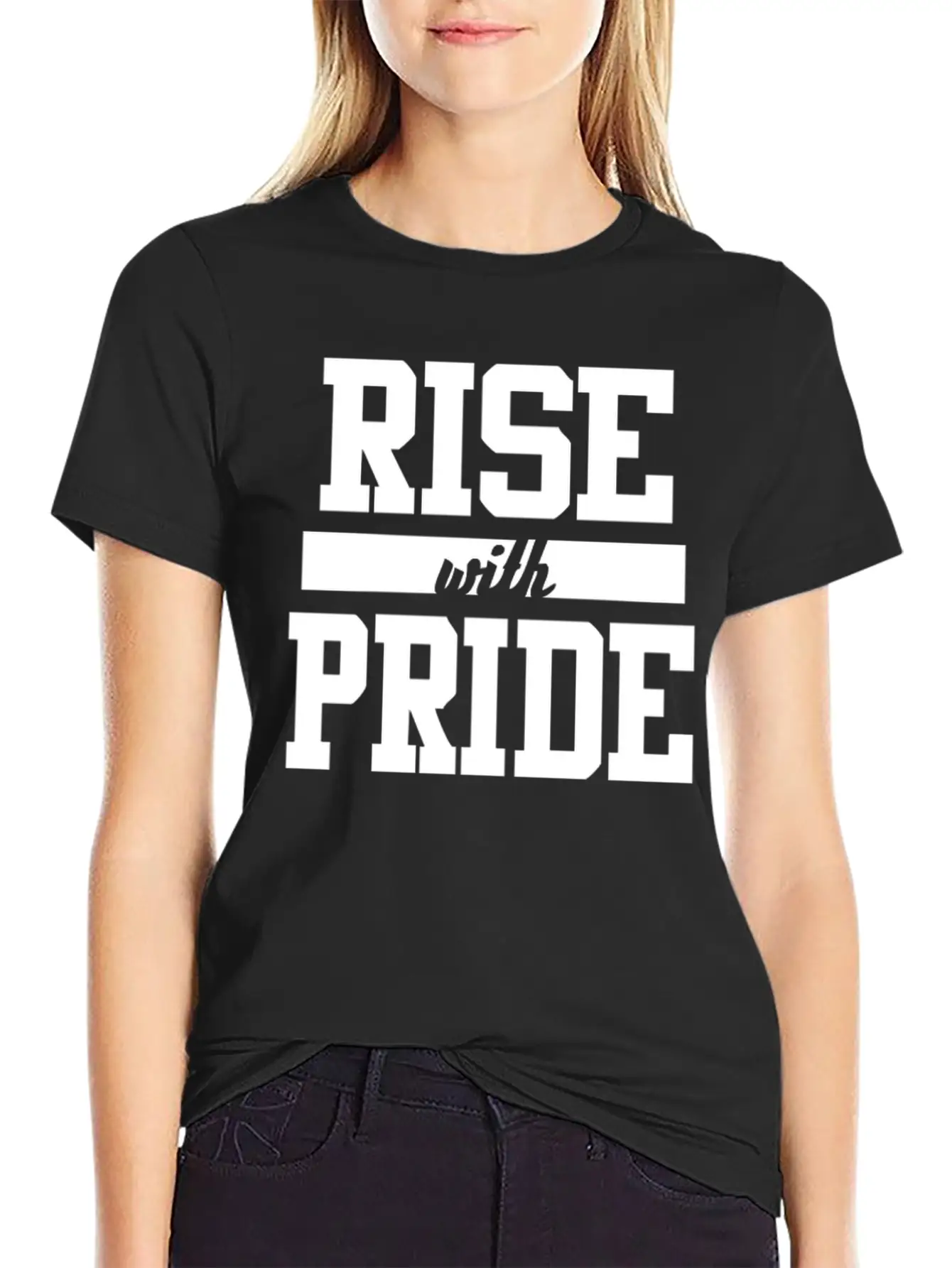 Rise With Pride Lightweight Cotton T-Shirt – Daily Comfort Graphic Shirt