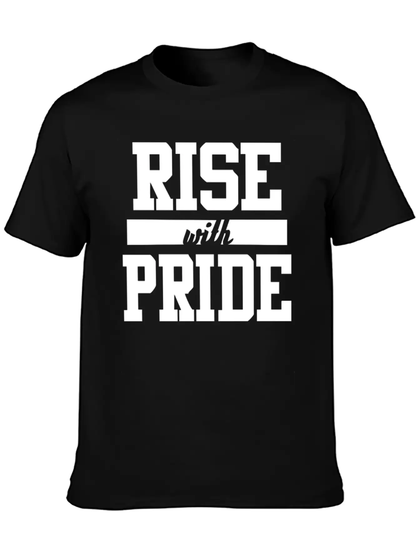 Rise With Pride Lightweight Cotton T-Shirt – Daily Comfort Graphic Shirt
