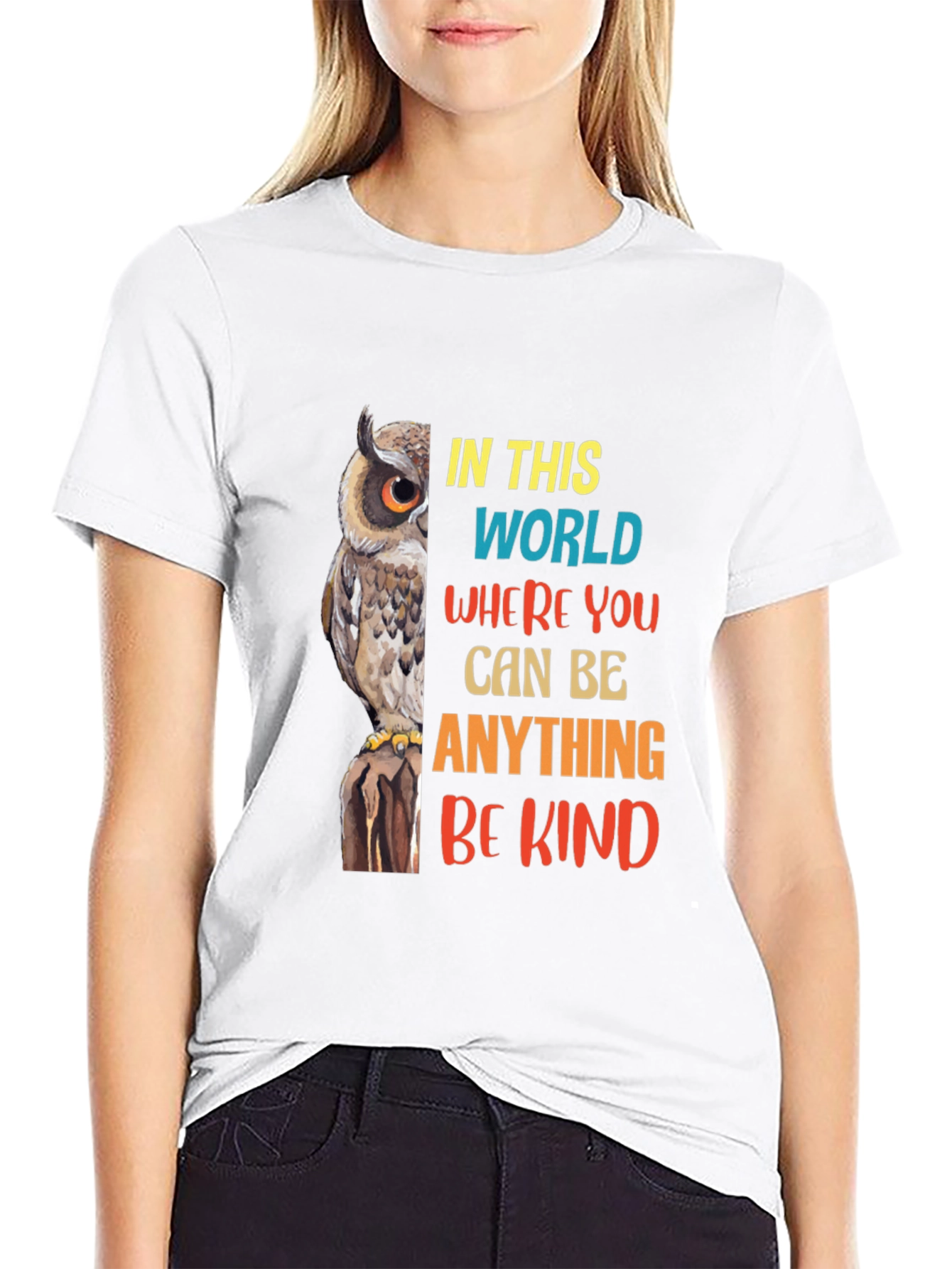 Be Kind Owl Graphic Tee