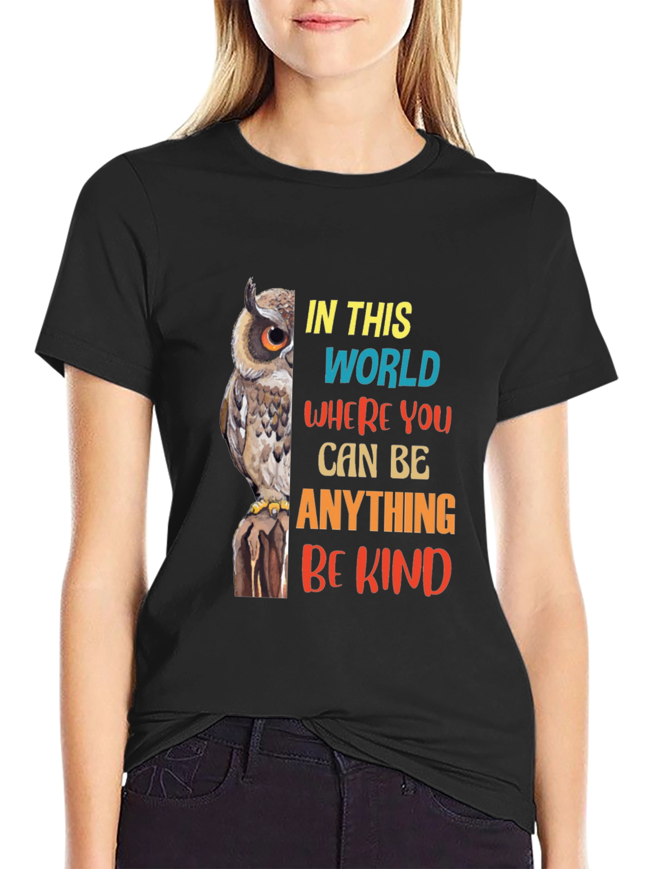 Be Kind Owl Graphic Tee