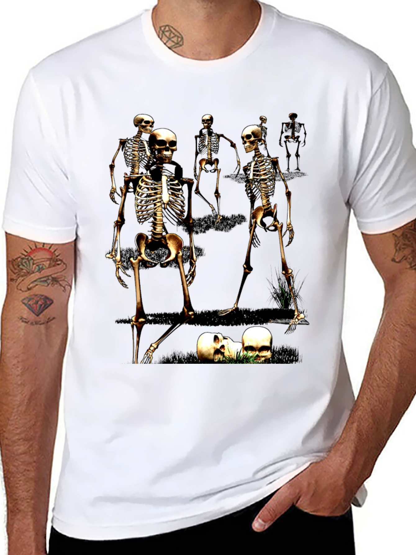 Skeleton Crew Graphic Tee - Black