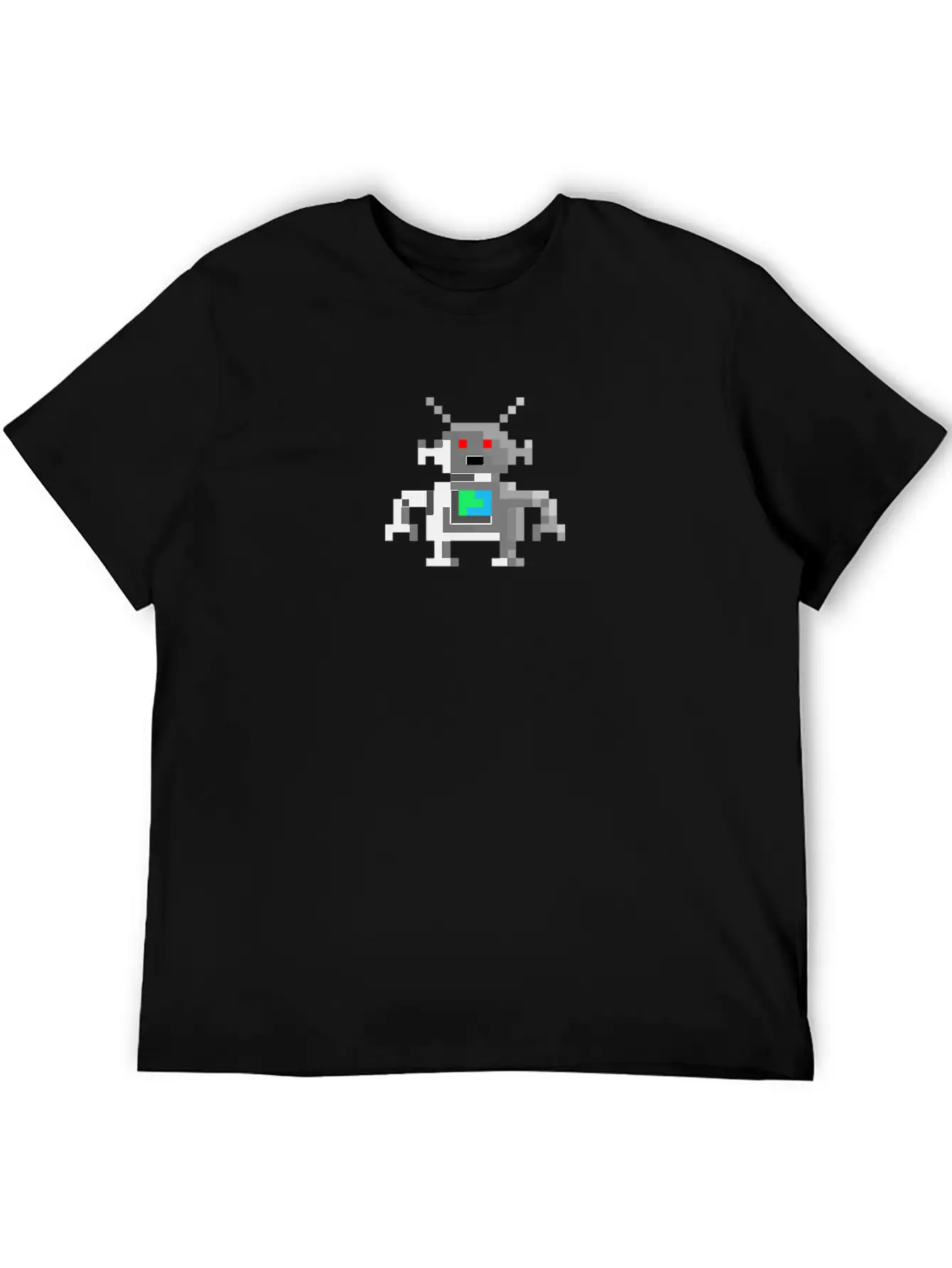 Robot Classic Fit Graphic Tee For Daily Comfort – Unisex Cotton Shirt