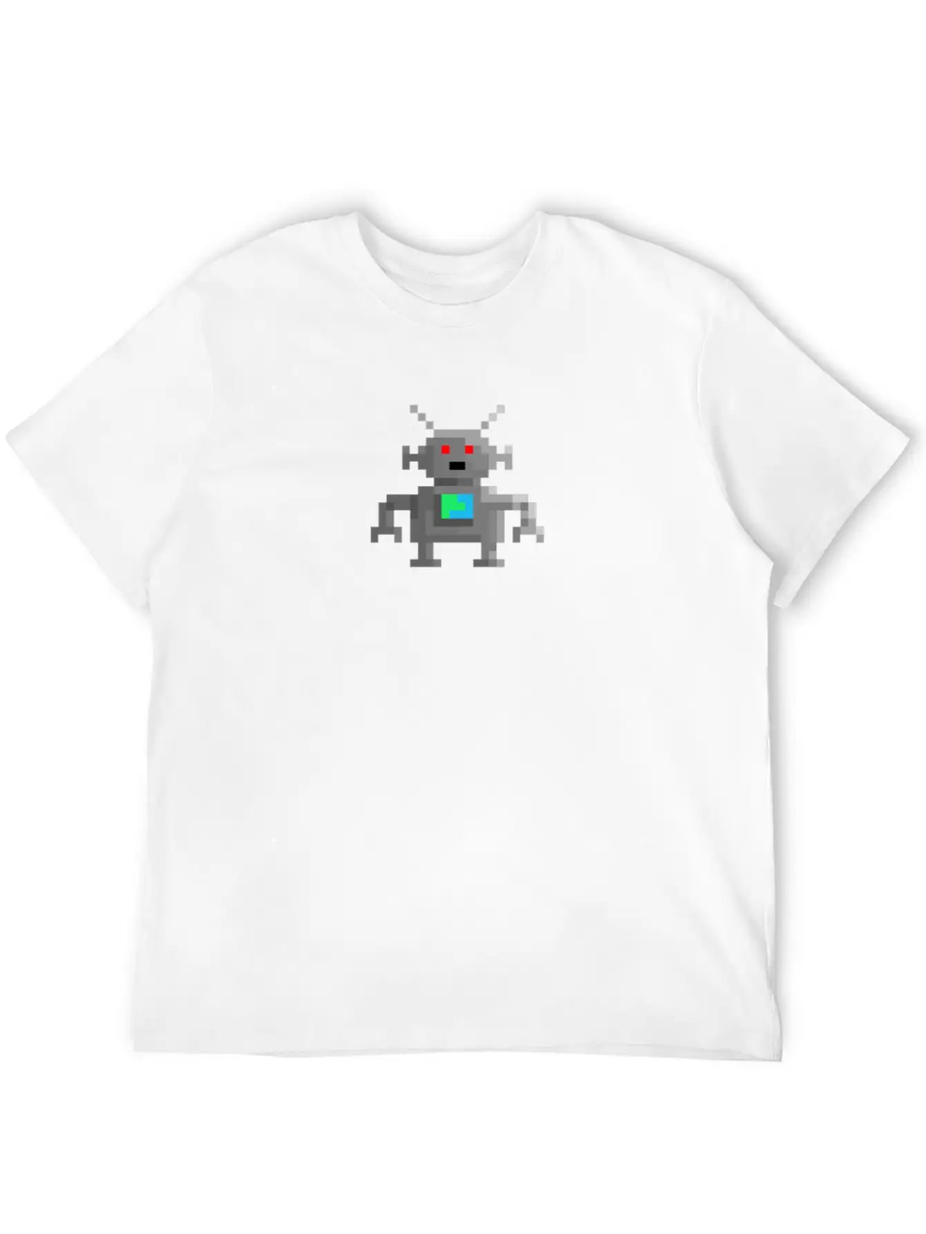 Robot Classic Fit Graphic Tee For Daily Comfort – Unisex Cotton Shirt