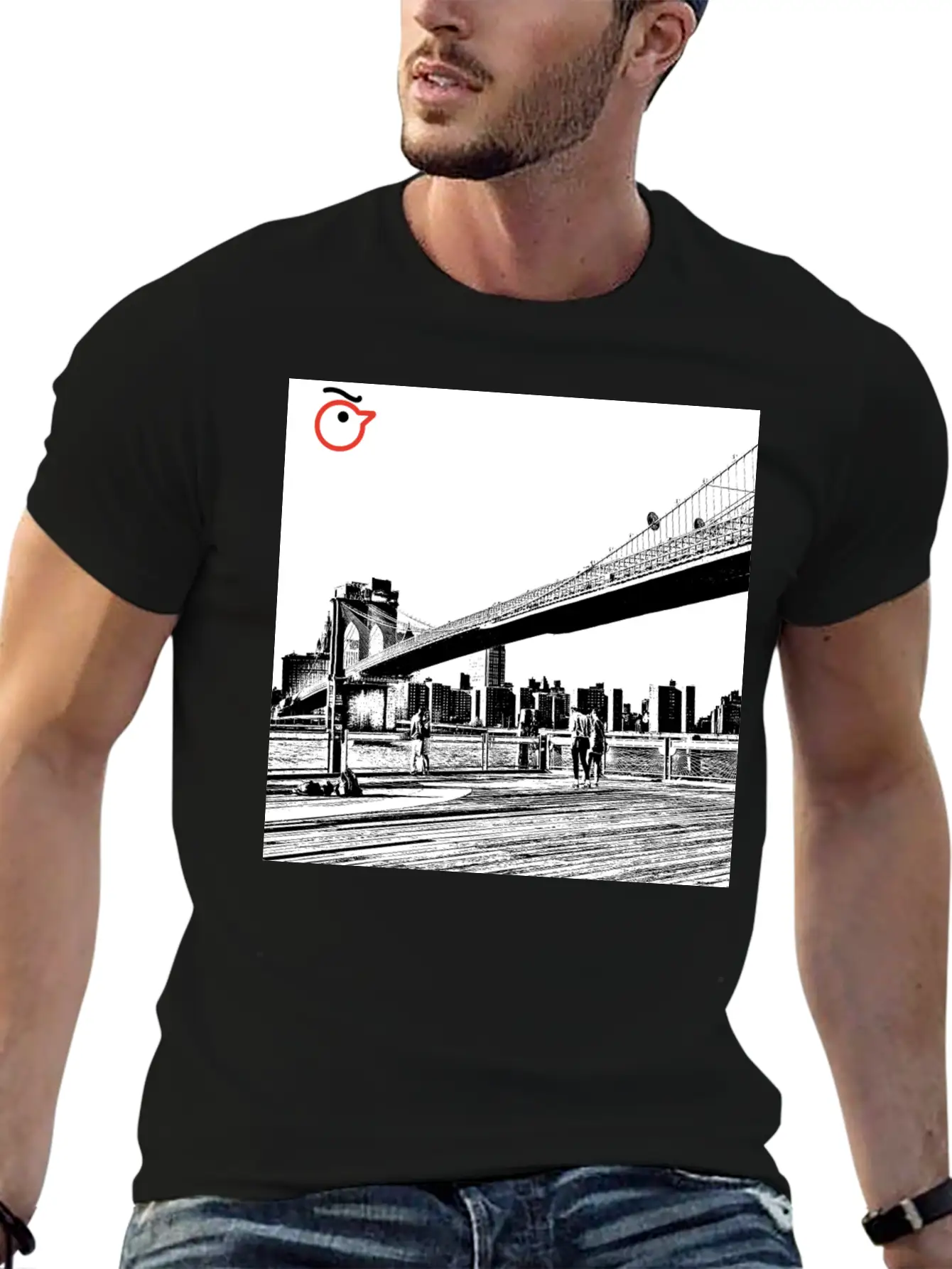 Rocaola Brooklyn Stylish Everyday T-Shirt – Unisex Basic Cotton Tee