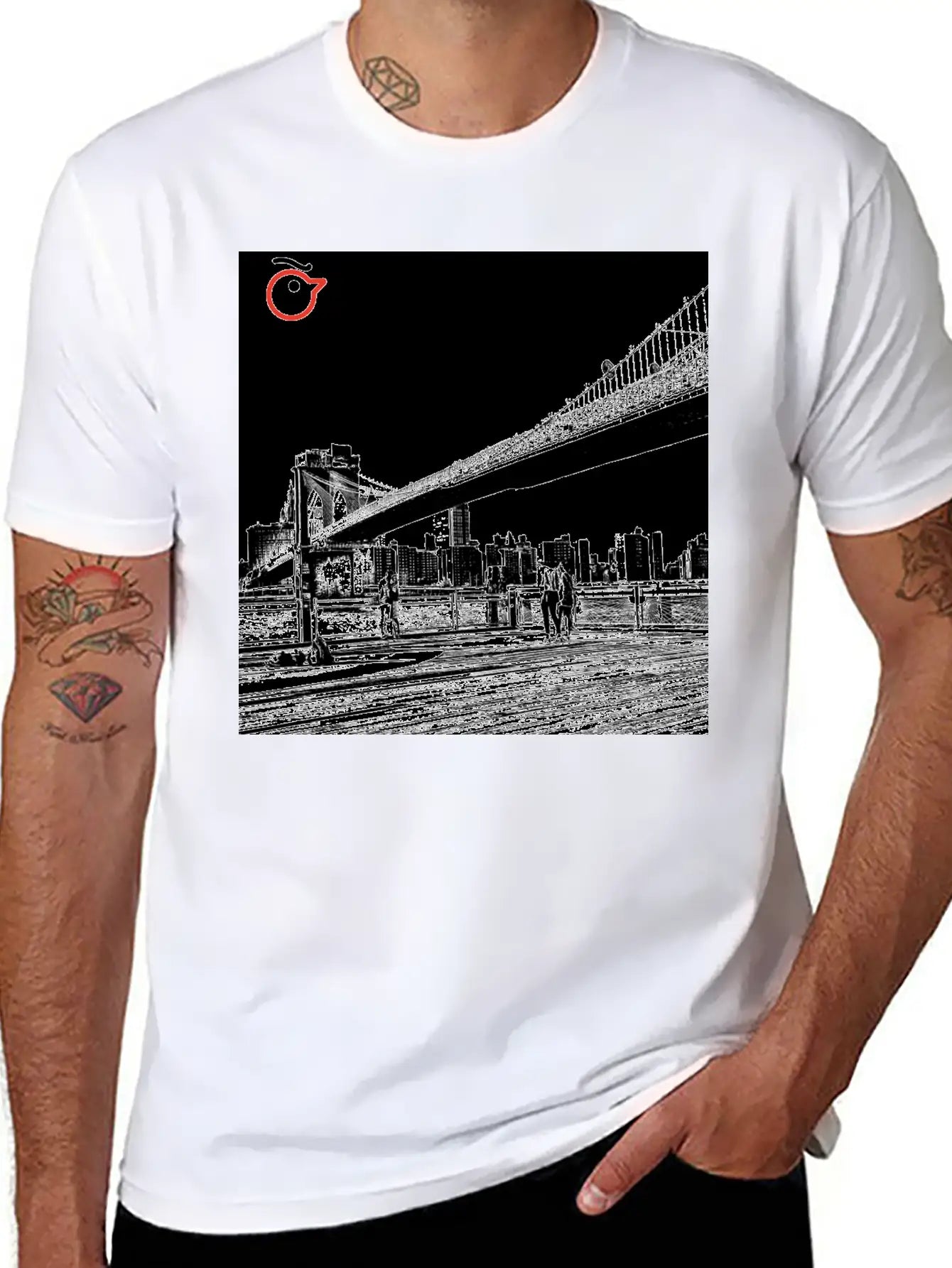 Rocaola Brooklyn Stylish Everyday T-Shirt – Unisex Basic Cotton Tee