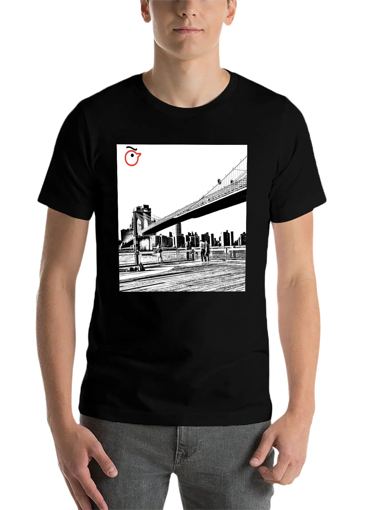 Rocaola Brooklyn Stylish Everyday T-Shirt – Unisex Basic Cotton Tee