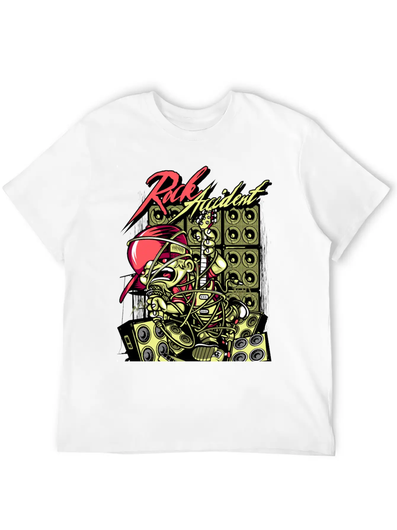 Rock-accident Stylish Everyday T-Shirt – Unisex Basic Cotton Tee