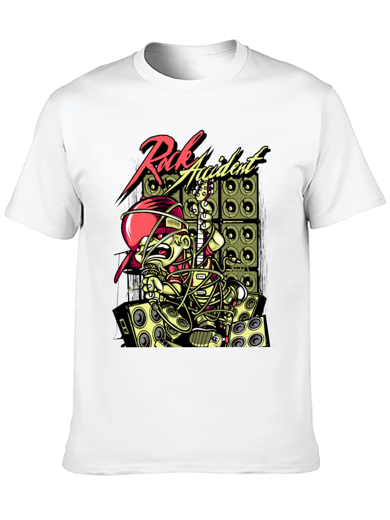 Rock-accident Stylish Everyday T-Shirt – Unisex Basic Cotton Tee