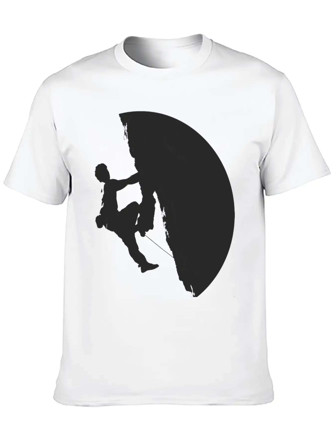 Rock Climber On Tufa Unisex Casual T-Shirt – Clean Design For Daily Comfort