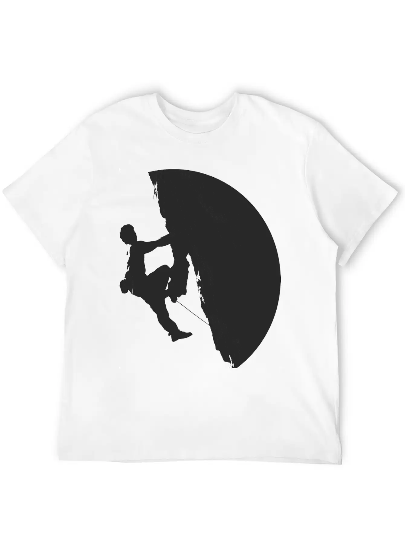 Rock Climber On Tufa Unisex Casual T-Shirt – Clean Design For Daily Comfort