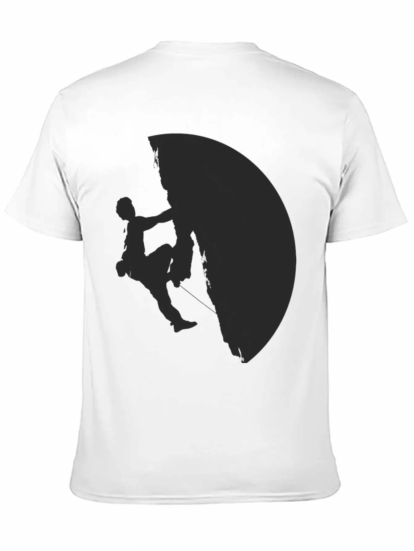 Rock Climber On Tufa Unisex Casual T-Shirt – Clean Design For Daily Comfort