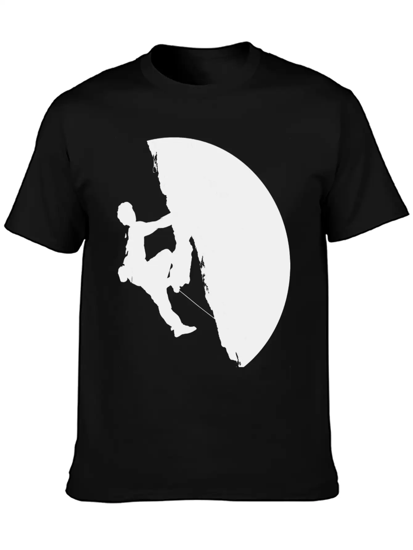 Rock Climber On Tufa Unisex Casual T-Shirt – Clean Design For Daily Comfort