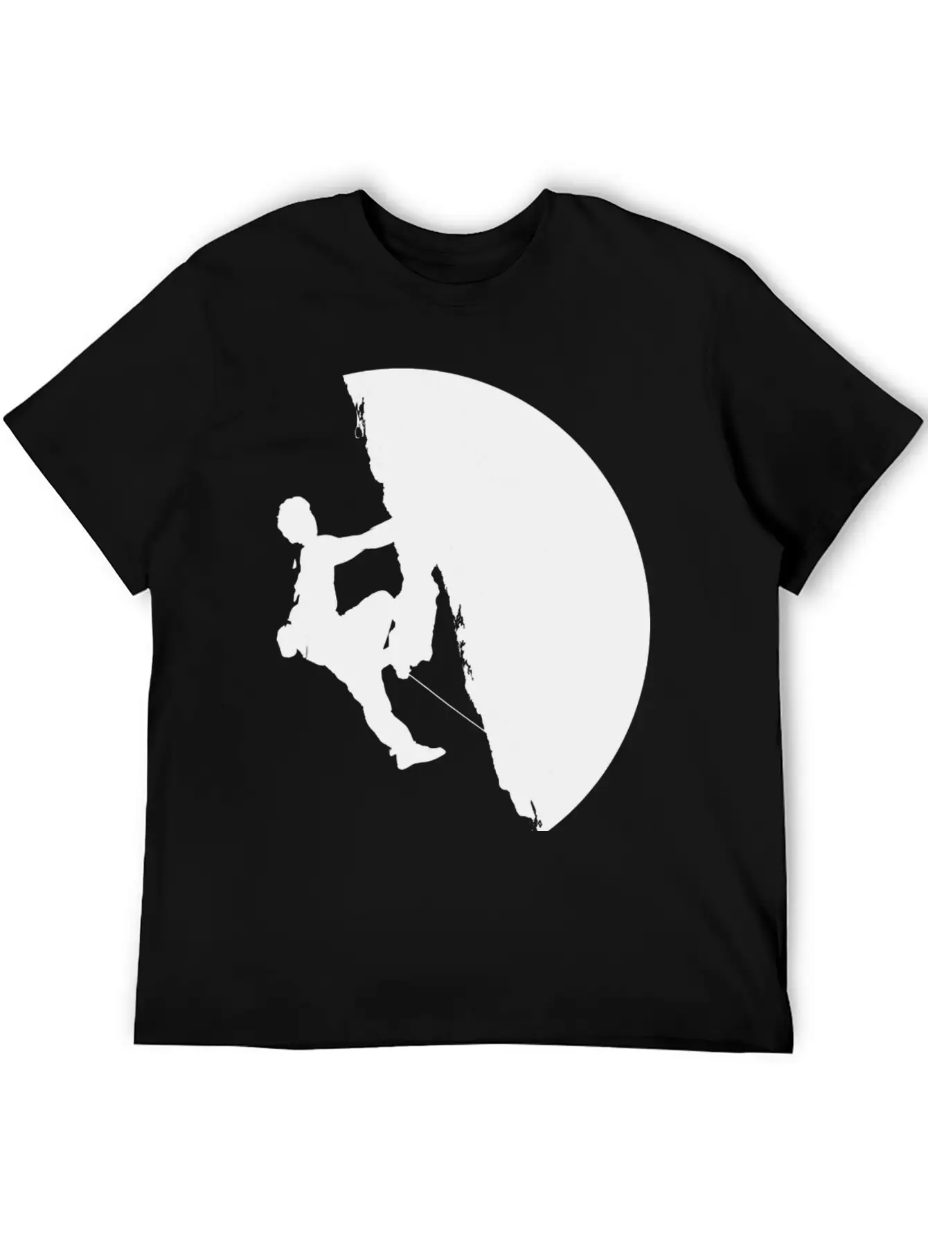 Rock Climber On Tufa Unisex Casual T-Shirt – Clean Design For Daily Comfort