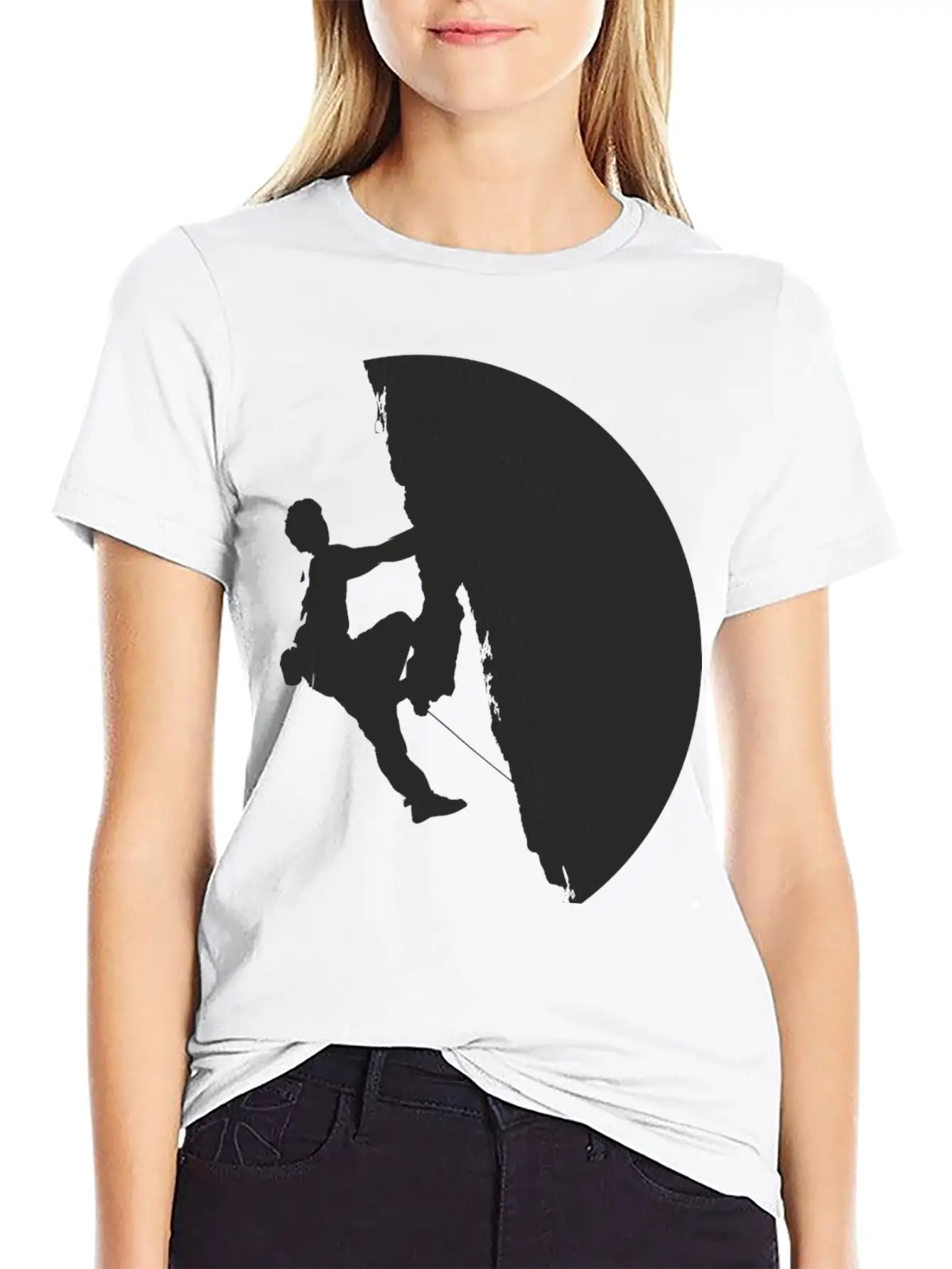 Rock Climber On Tufa Unisex Casual T-Shirt – Clean Design For Daily Comfort