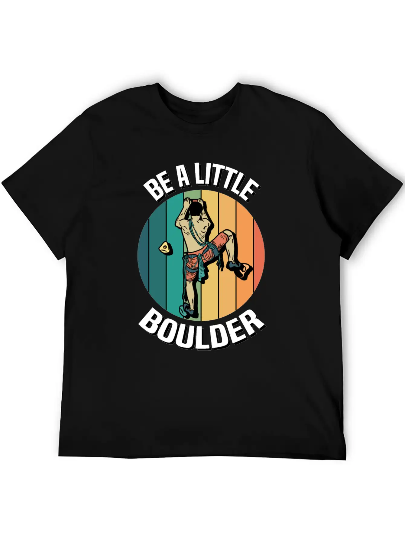Rock Climbing Bouldering Hiking Gift Kids Unisex Casual T-Shirt – Clean Design For Daily Comfort