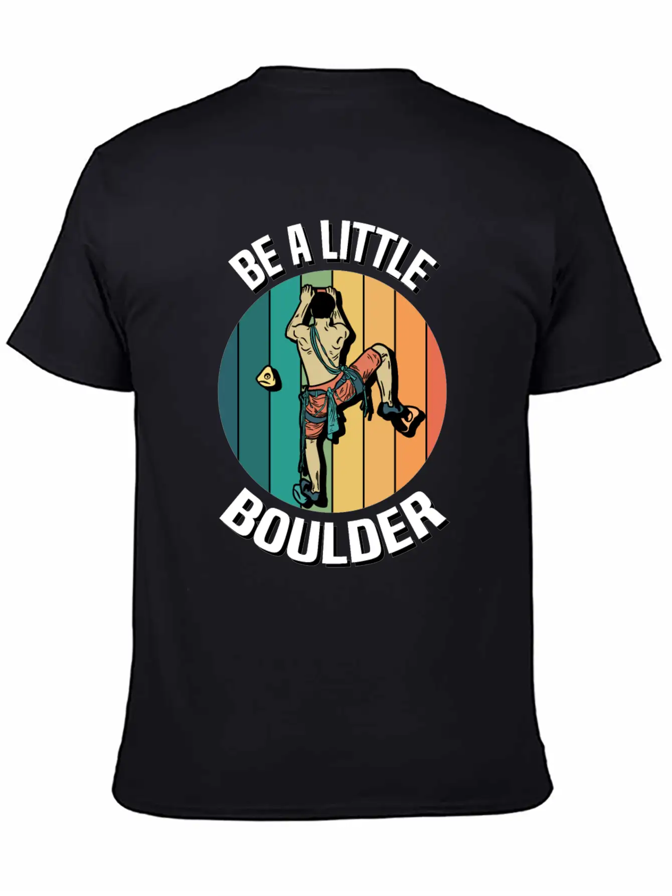 Rock Climbing Bouldering Hiking Gift Kids Unisex Casual T-Shirt – Clean Design For Daily Comfort