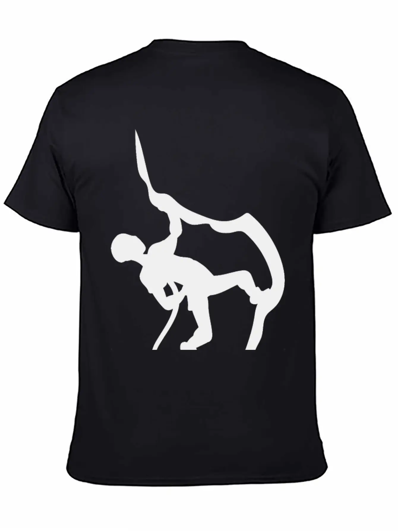 Rock Climbing Climber Mountains Lightweight Cotton T-Shirt – Daily Comfort Graphic Shirt