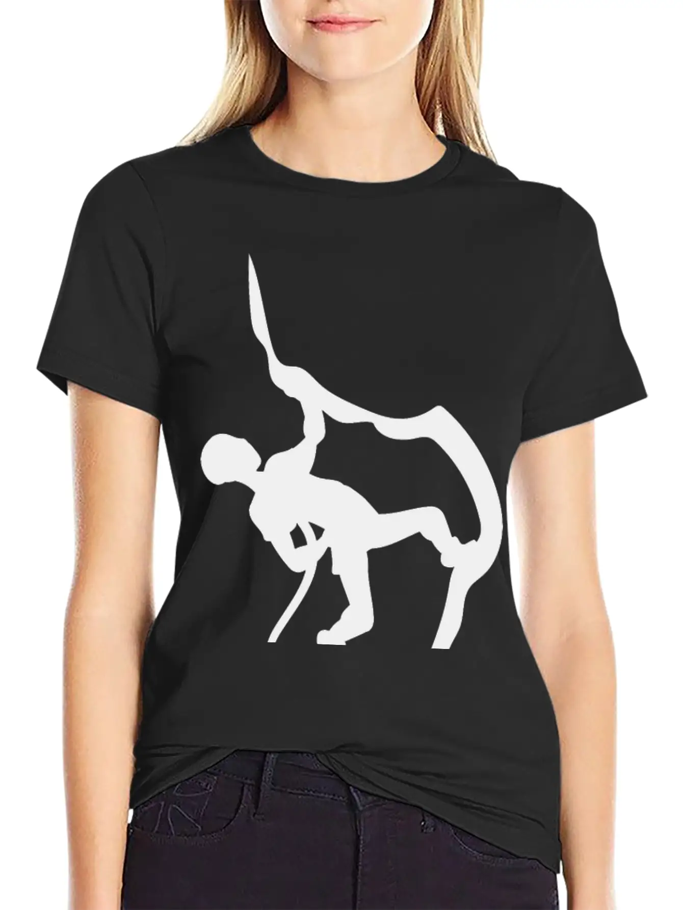 Rock Climbing Climber Mountains Lightweight Cotton T-Shirt – Daily Comfort Graphic Shirt