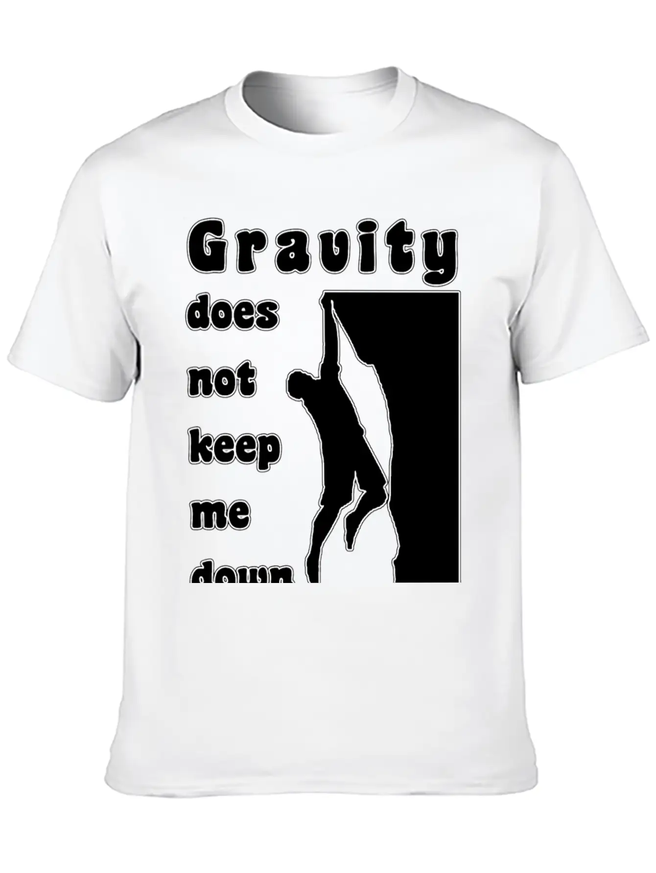 Rock Climbing Gravity Unisex Casual T-Shirt – Clean Design For Daily Comfort