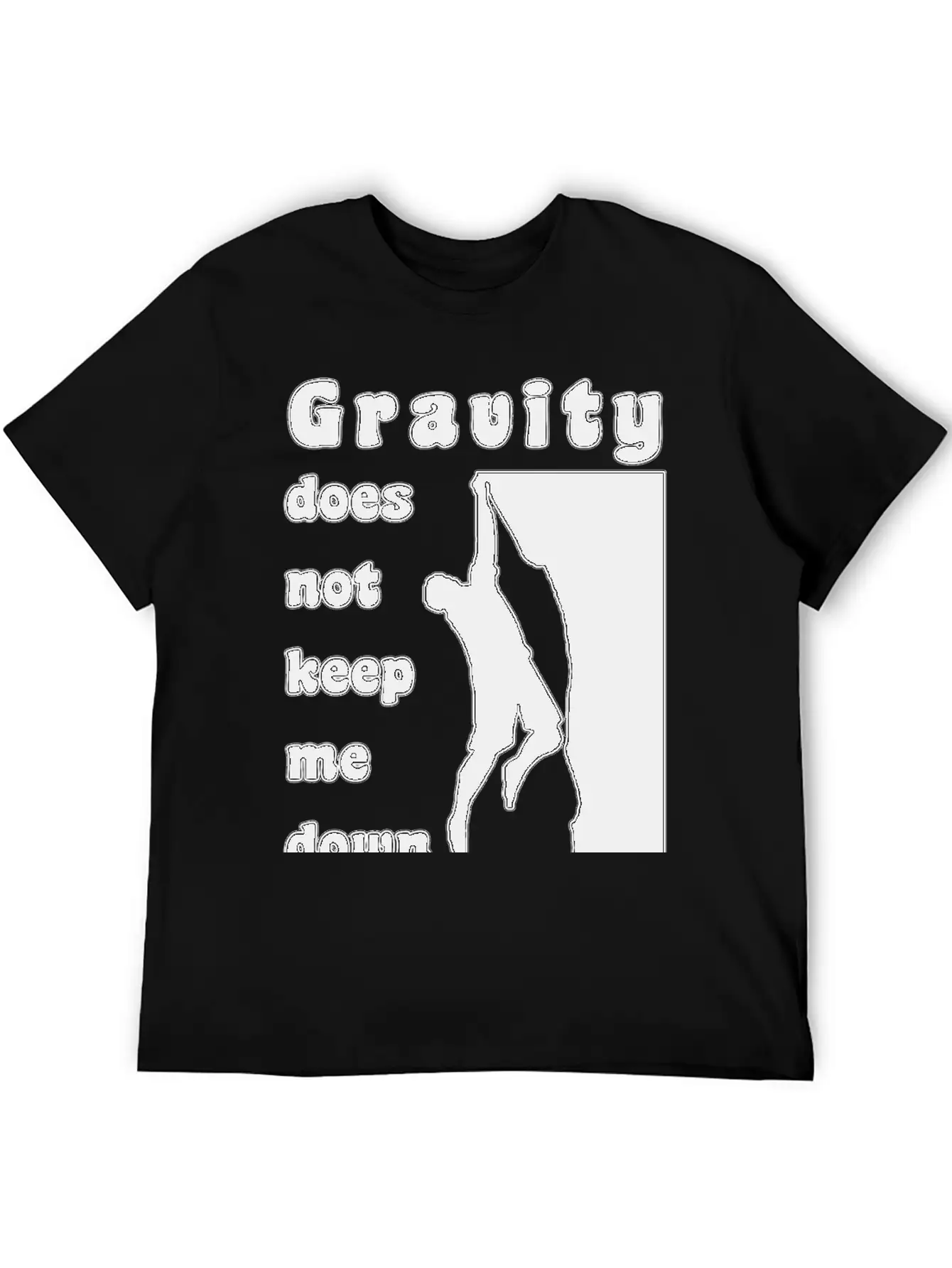 Rock Climbing Gravity Unisex Casual T-Shirt – Clean Design For Daily Comfort