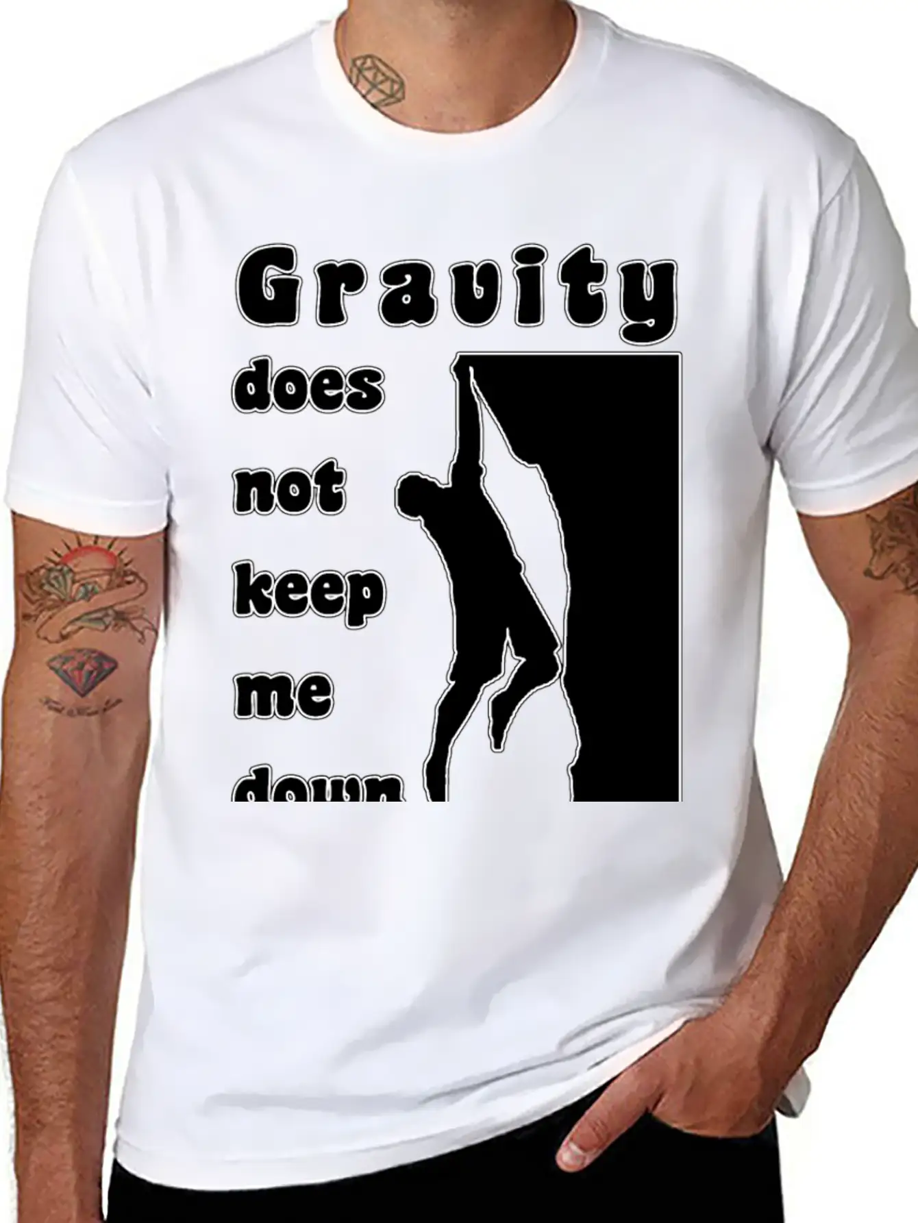 Rock Climbing Gravity Unisex Casual T-Shirt – Clean Design For Daily Comfort