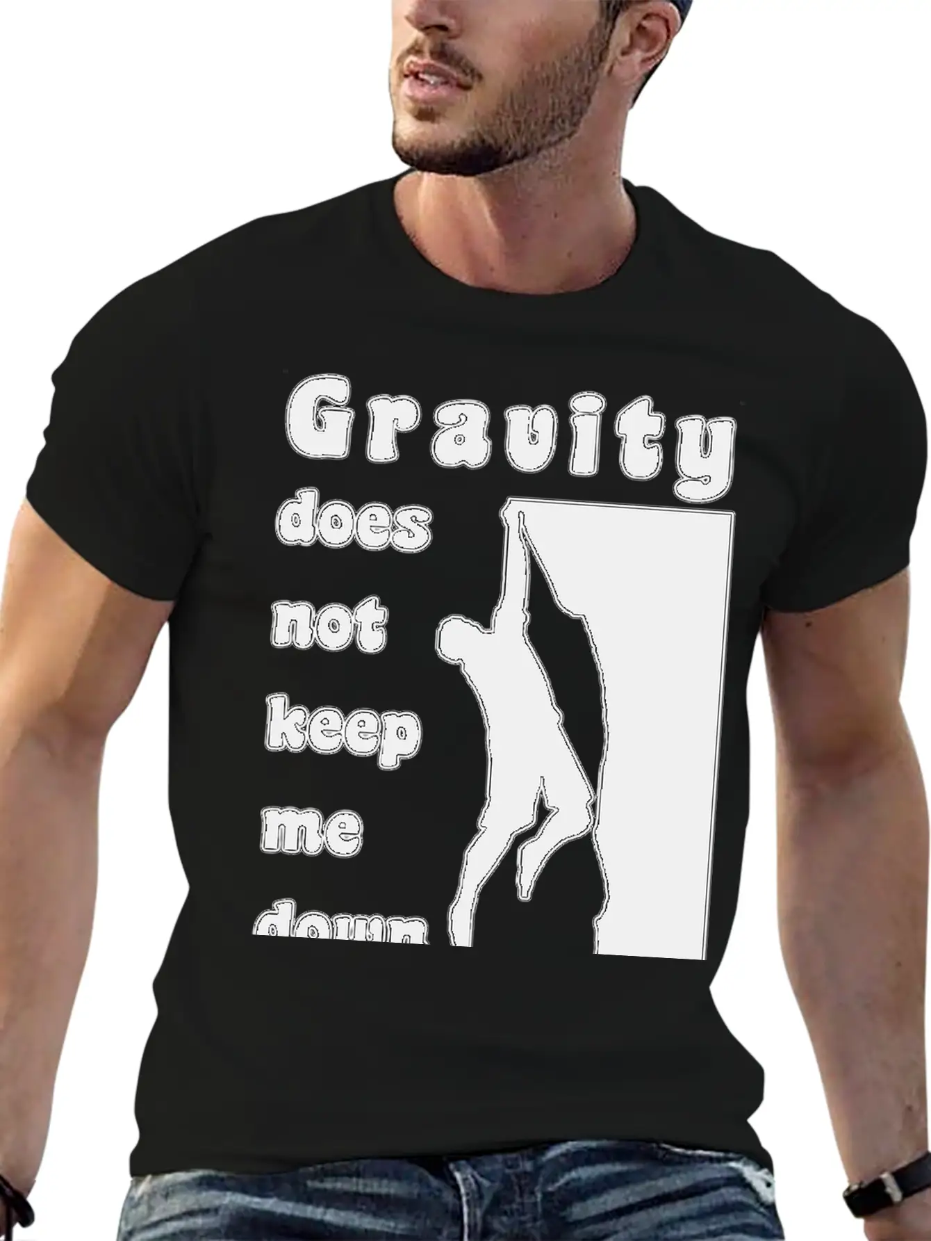 Rock Climbing Gravity Unisex Casual T-Shirt – Clean Design For Daily Comfort