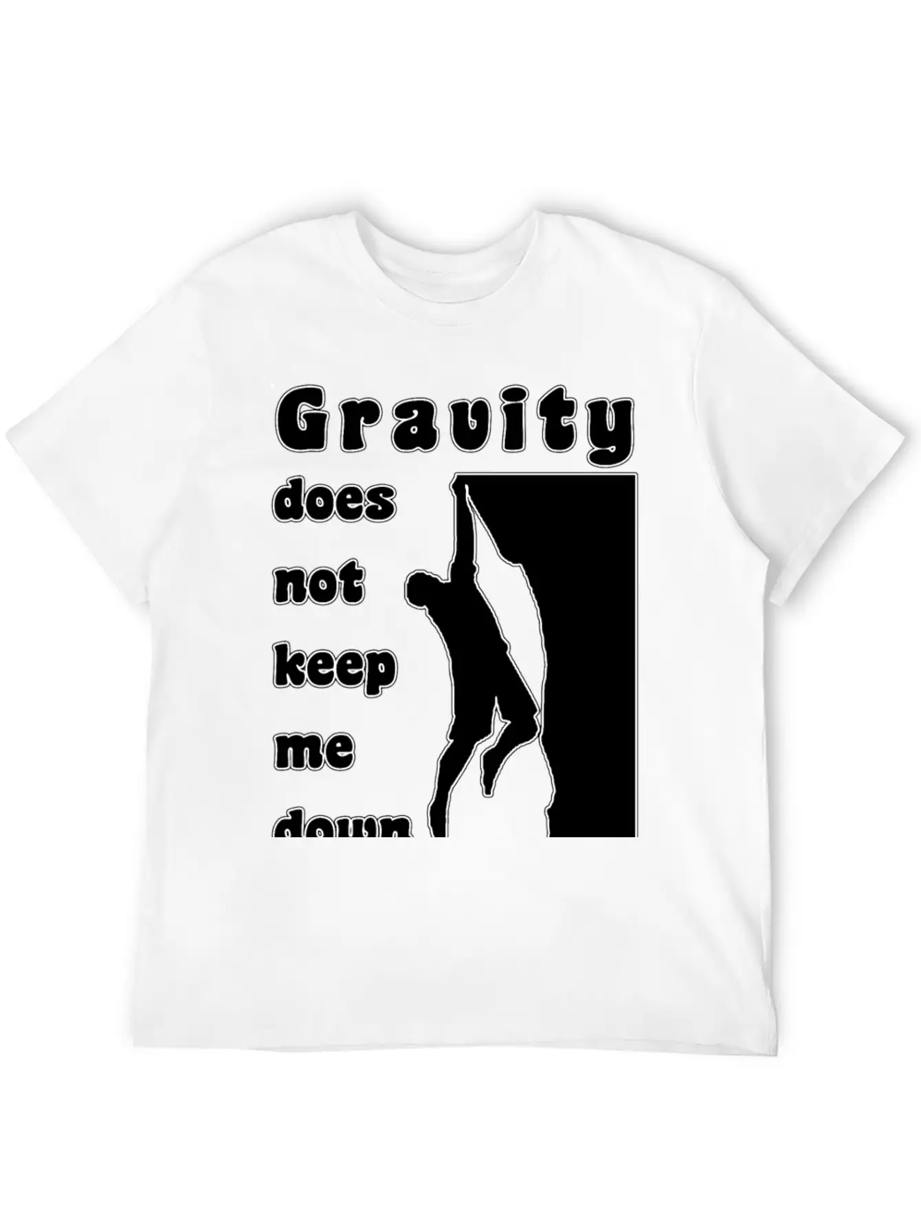 Rock Climbing Gravity Unisex Casual T-Shirt – Clean Design For Daily Comfort