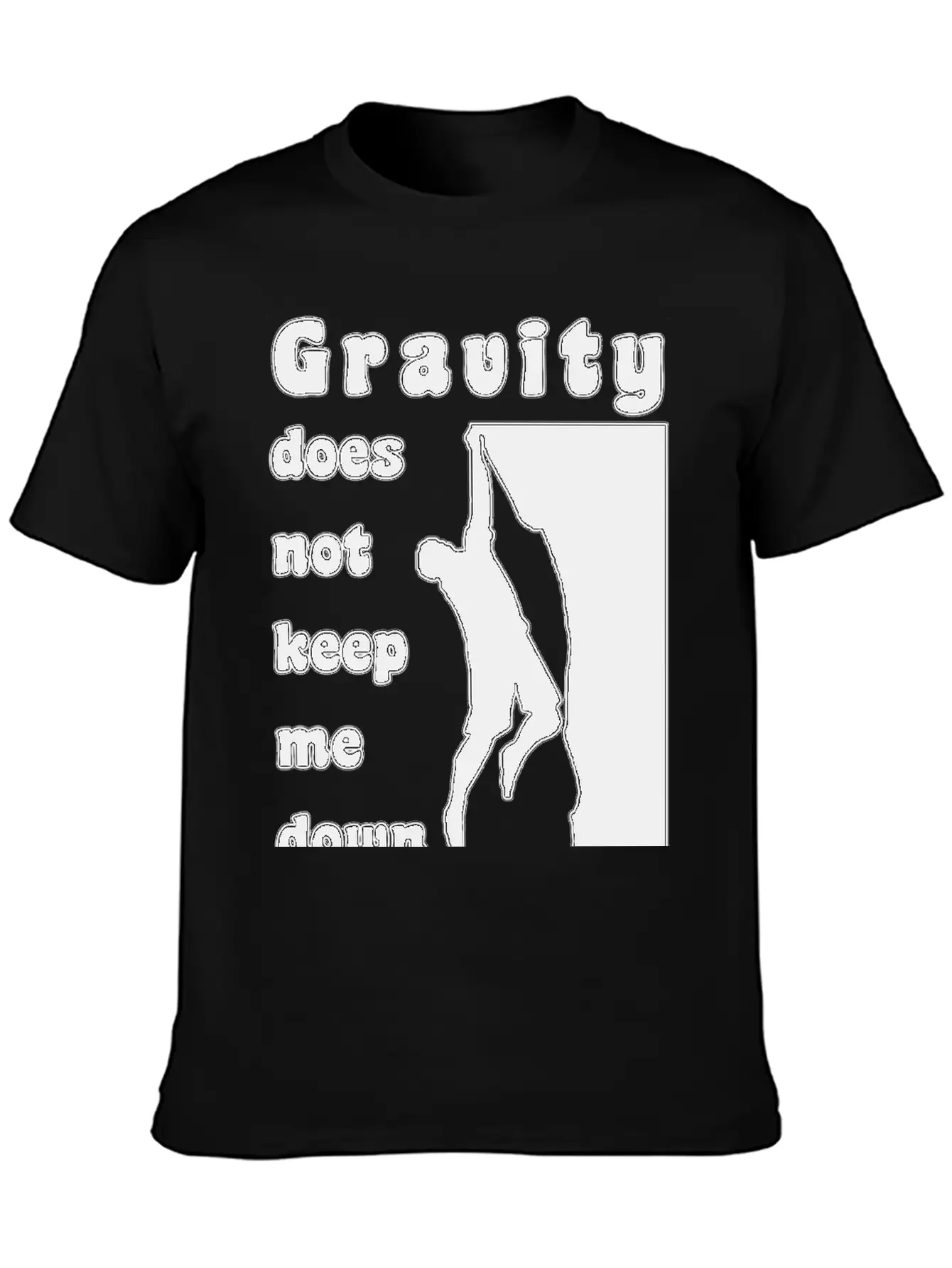 Rock Climbing Gravity Unisex Casual T-Shirt – Clean Design For Daily Comfort