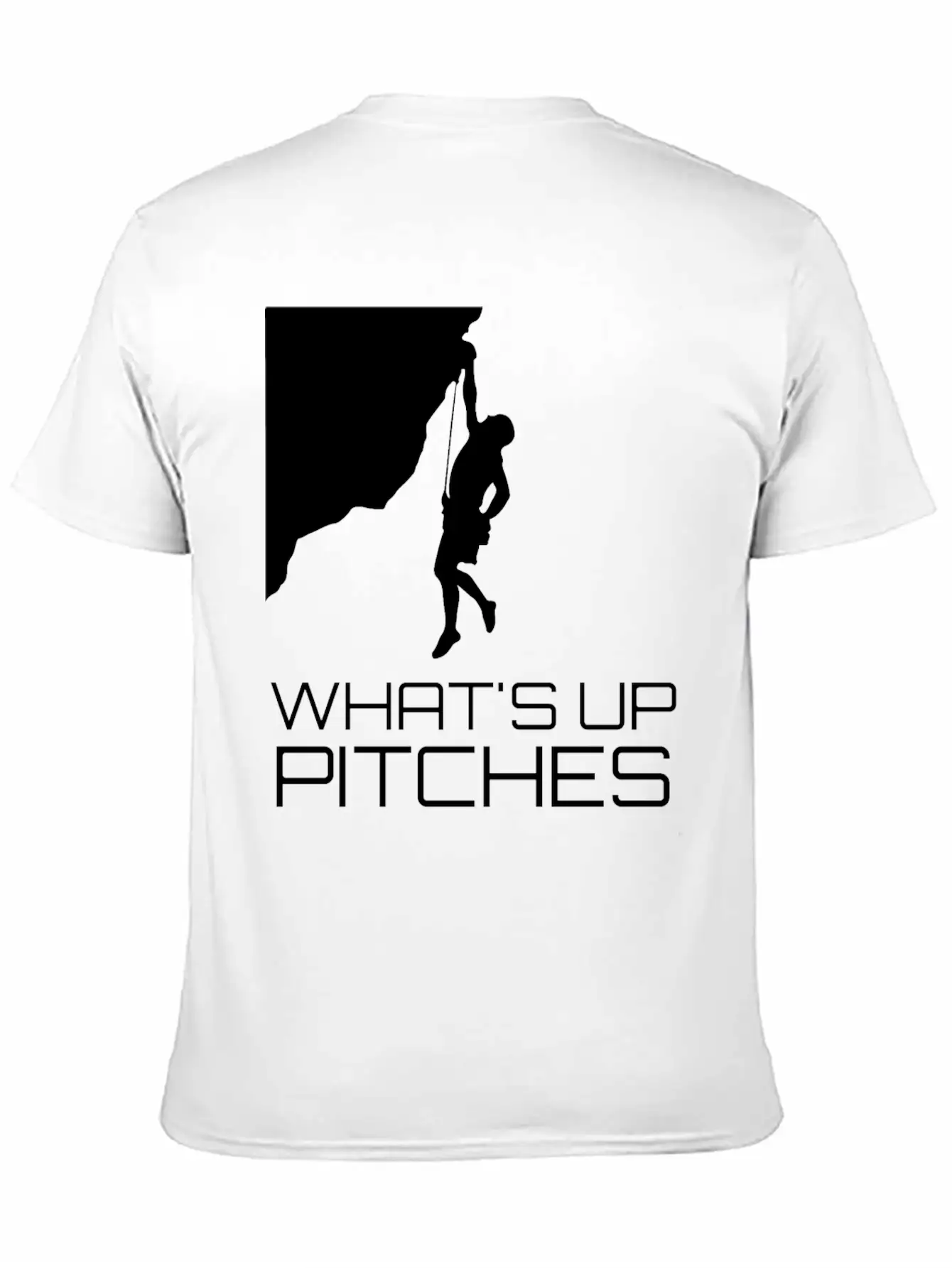 Rock Climbing Mountain Climber Belayer Lightweight Cotton T-Shirt – Daily Comfort Graphic Shirt