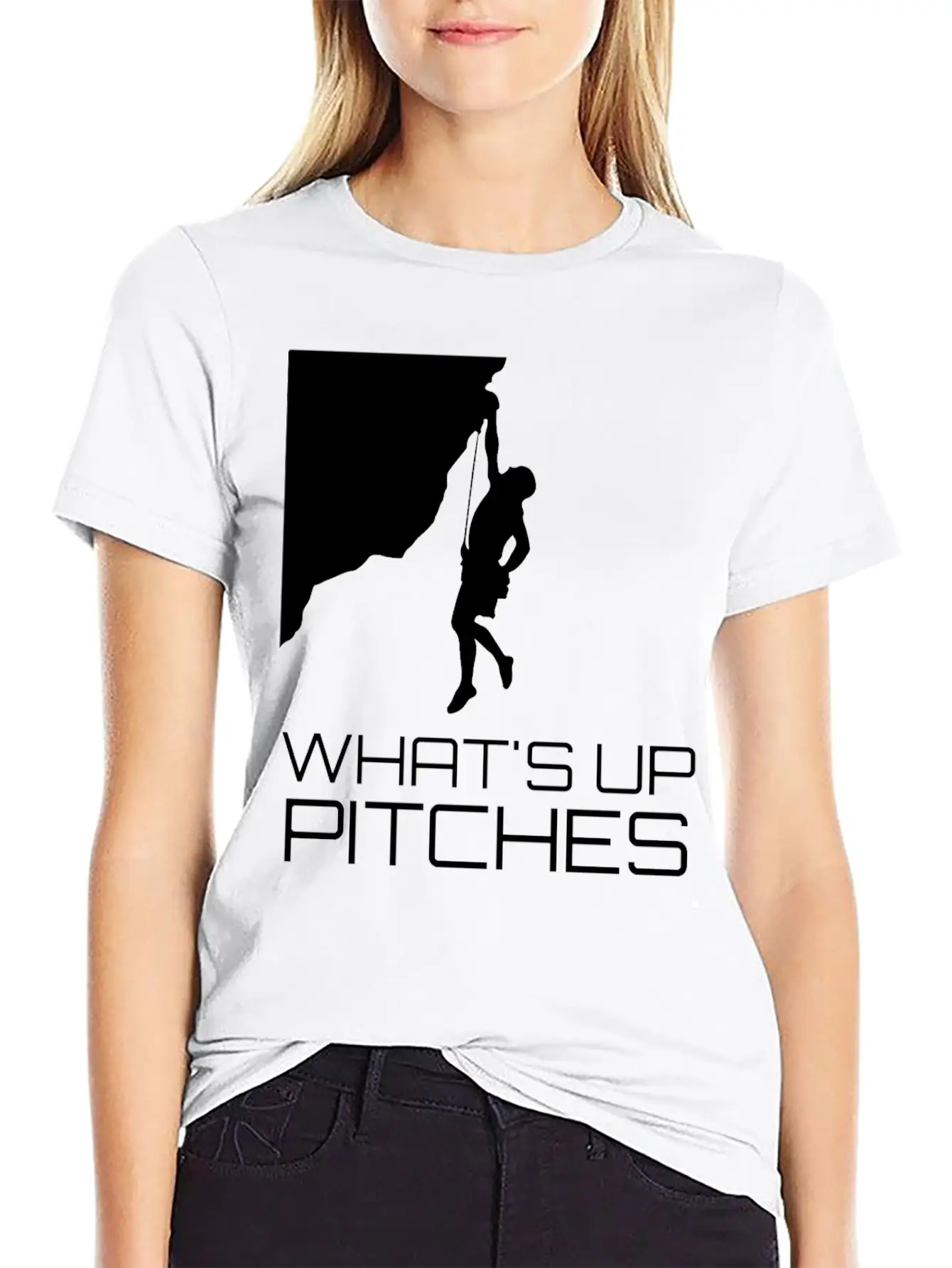 Rock Climbing Mountain Climber Belayer Lightweight Cotton T-Shirt – Daily Comfort Graphic Shirt